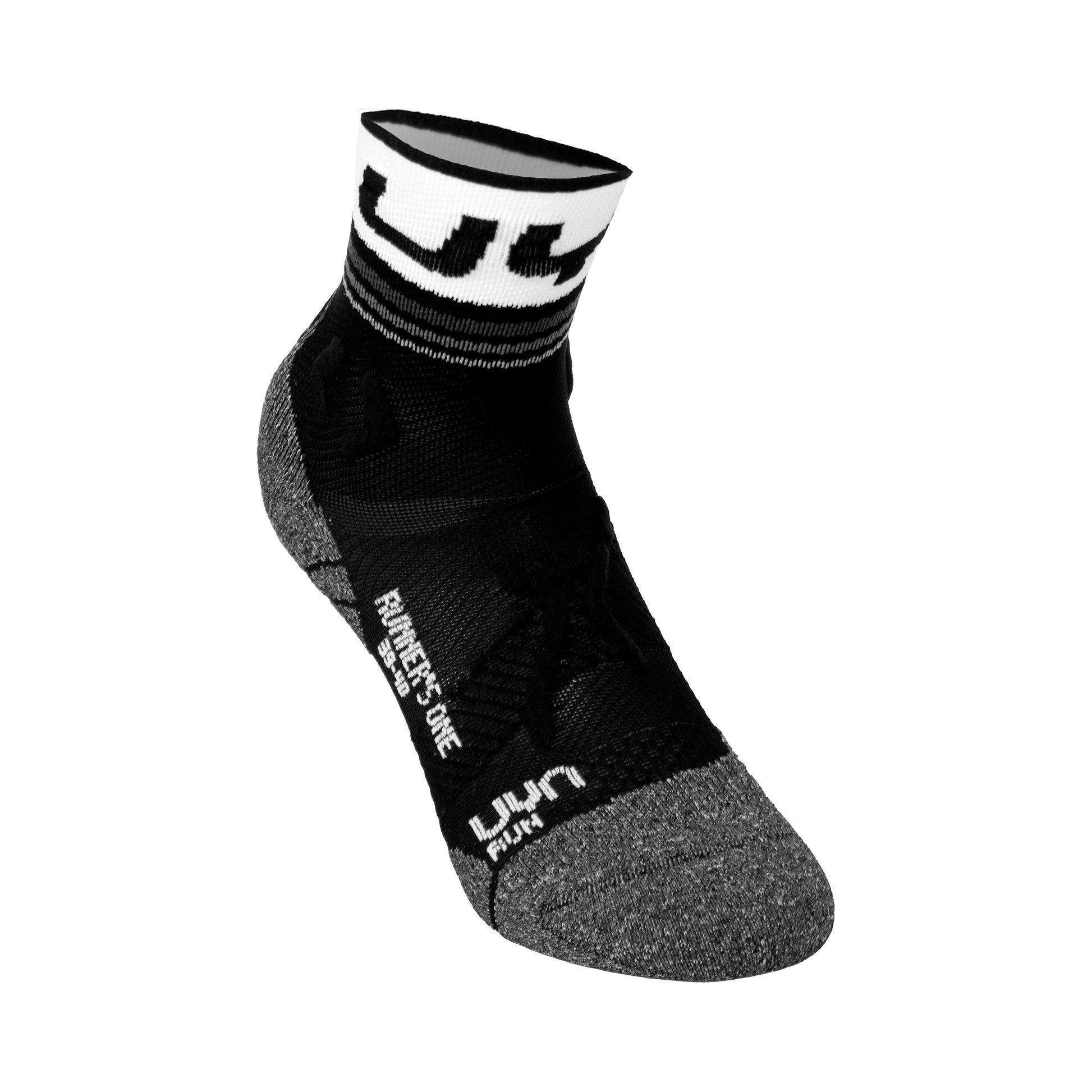 UYN Runner's One Short Running Ponožky Dámy-Černá,Bílá