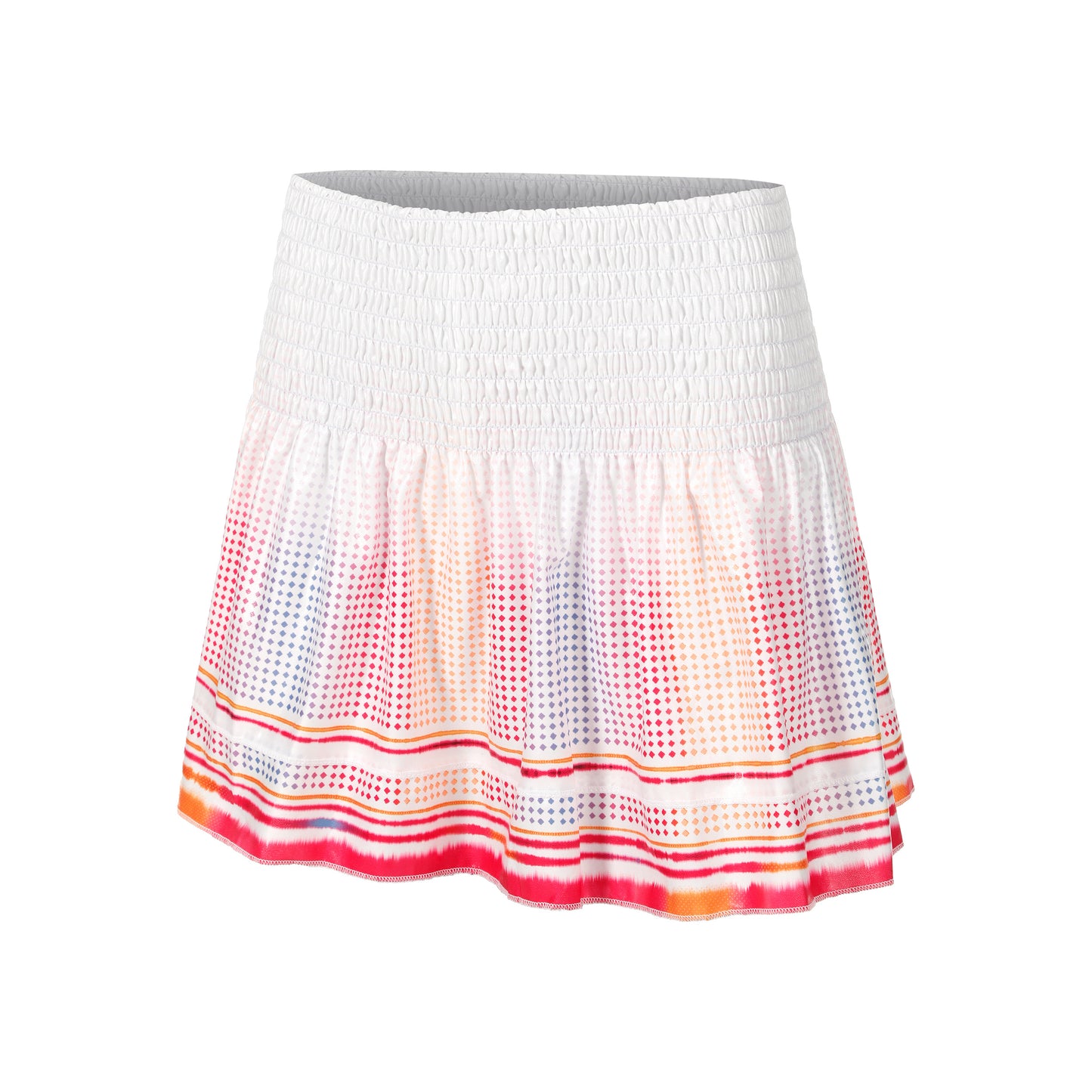 Lucky in Love Long Classic Stripe Sukně Dámy-Bílá,Růžová