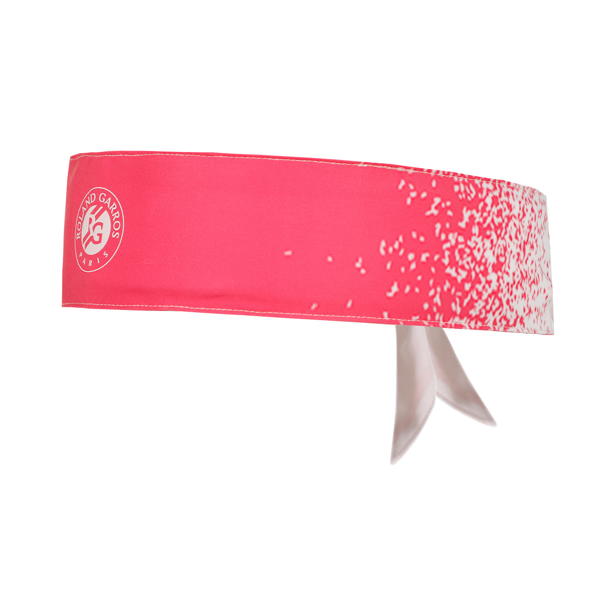 Roland Garros Roalnd Garros Performance Bandana Unisex - bílá, růžová