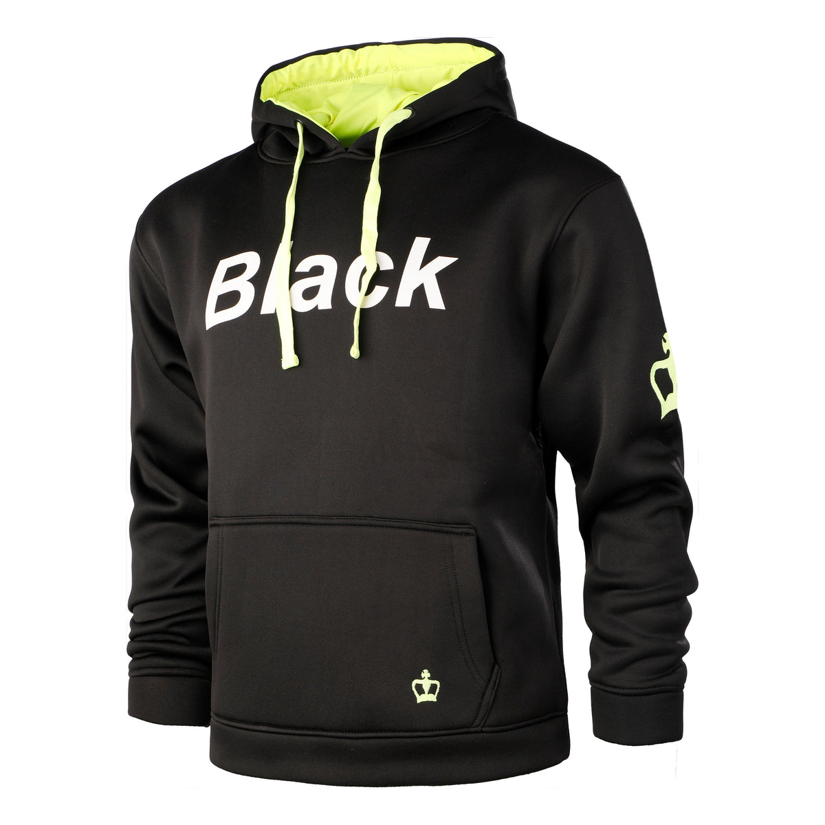 Black Crown Jaca Mikina Unisex - černá, žlutá