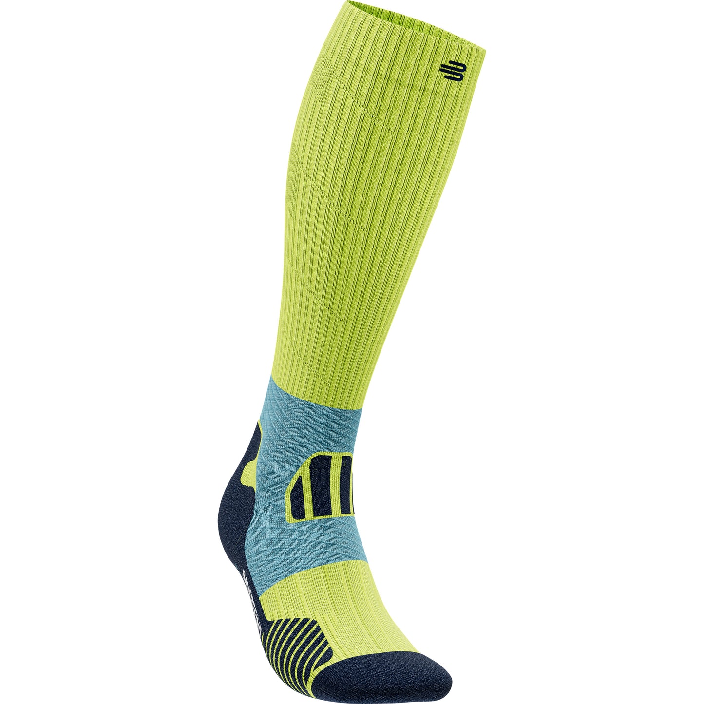 Bauerfeind Trail Run Compression Kompresní ponožky Muži - zelená,