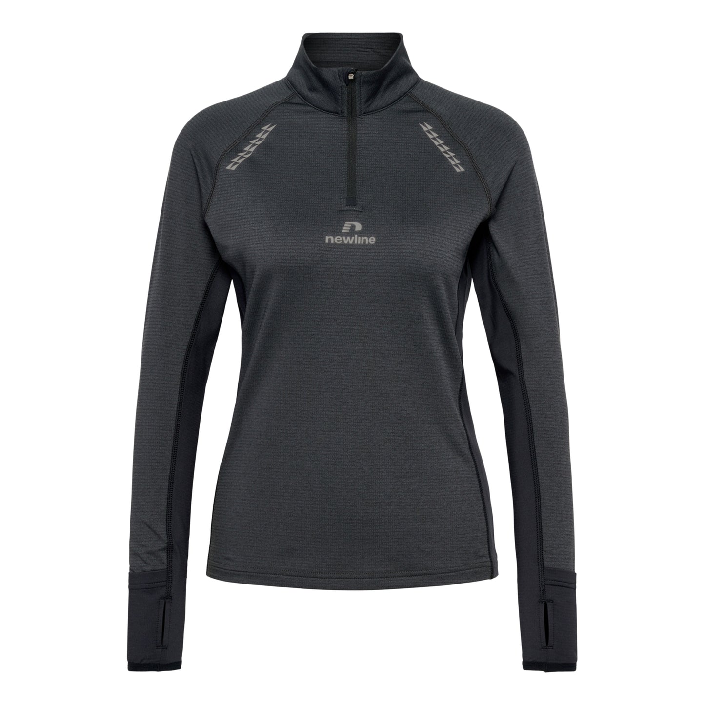 Newline Mesa Half-Zip Běžecký Top Dámy-Černá