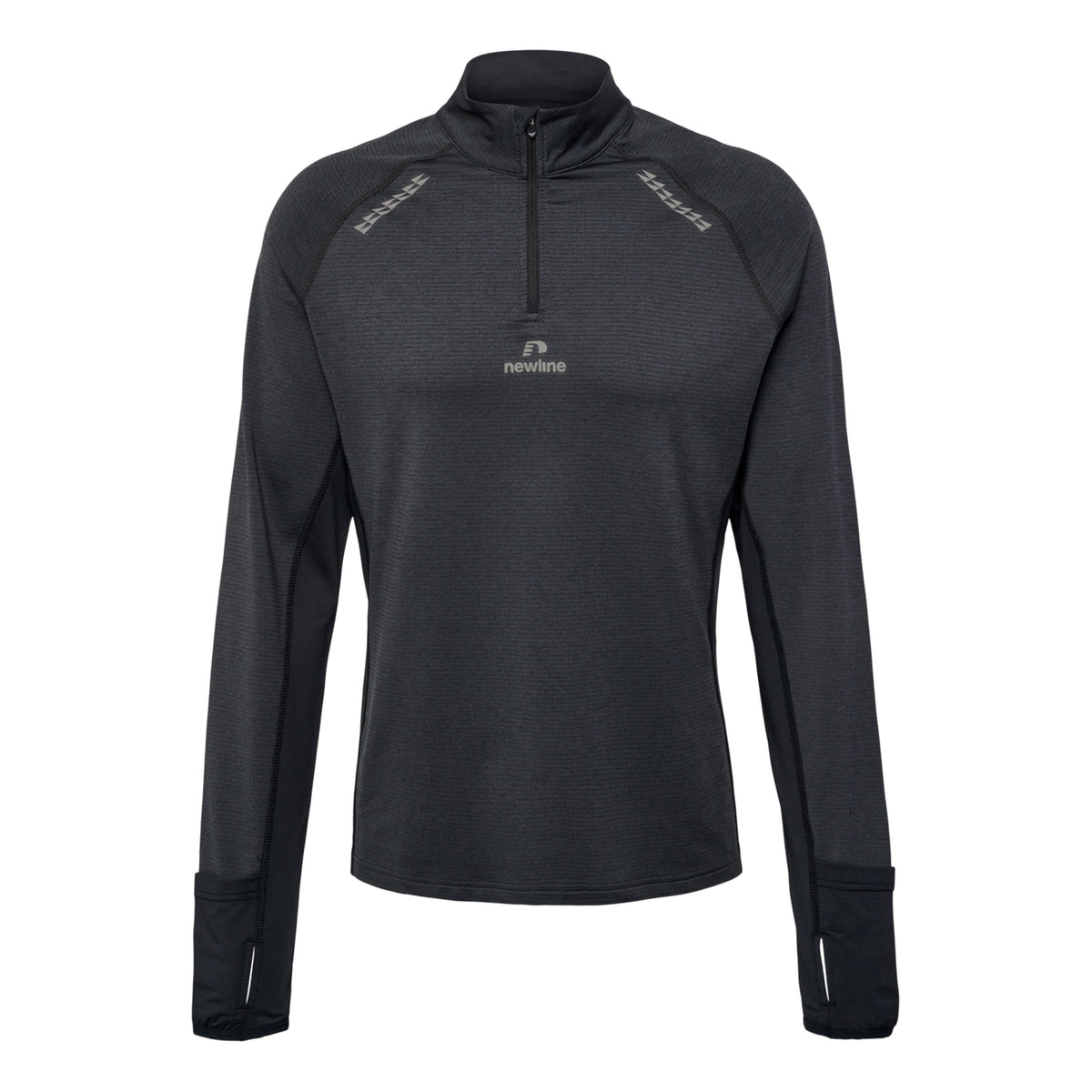 Newline Mesa Half-Zip Běžecký top Muži - černá,