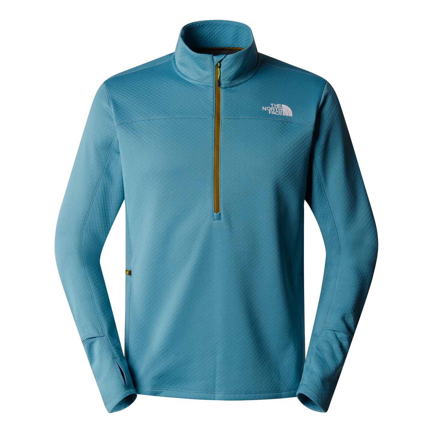 The North Face Winter Warm Pro 1/4 Zip Běžecké tričko Muži - blaugrau,