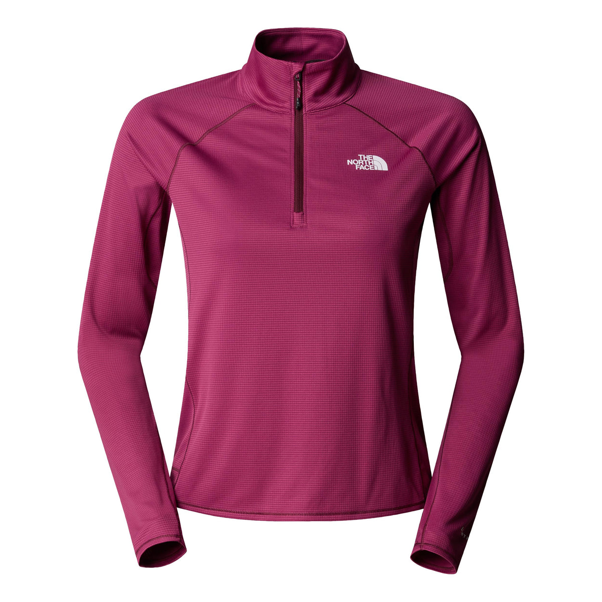 The North Face Sunriser 1/4 Zip Běžecké Tričko Dámy-Berry