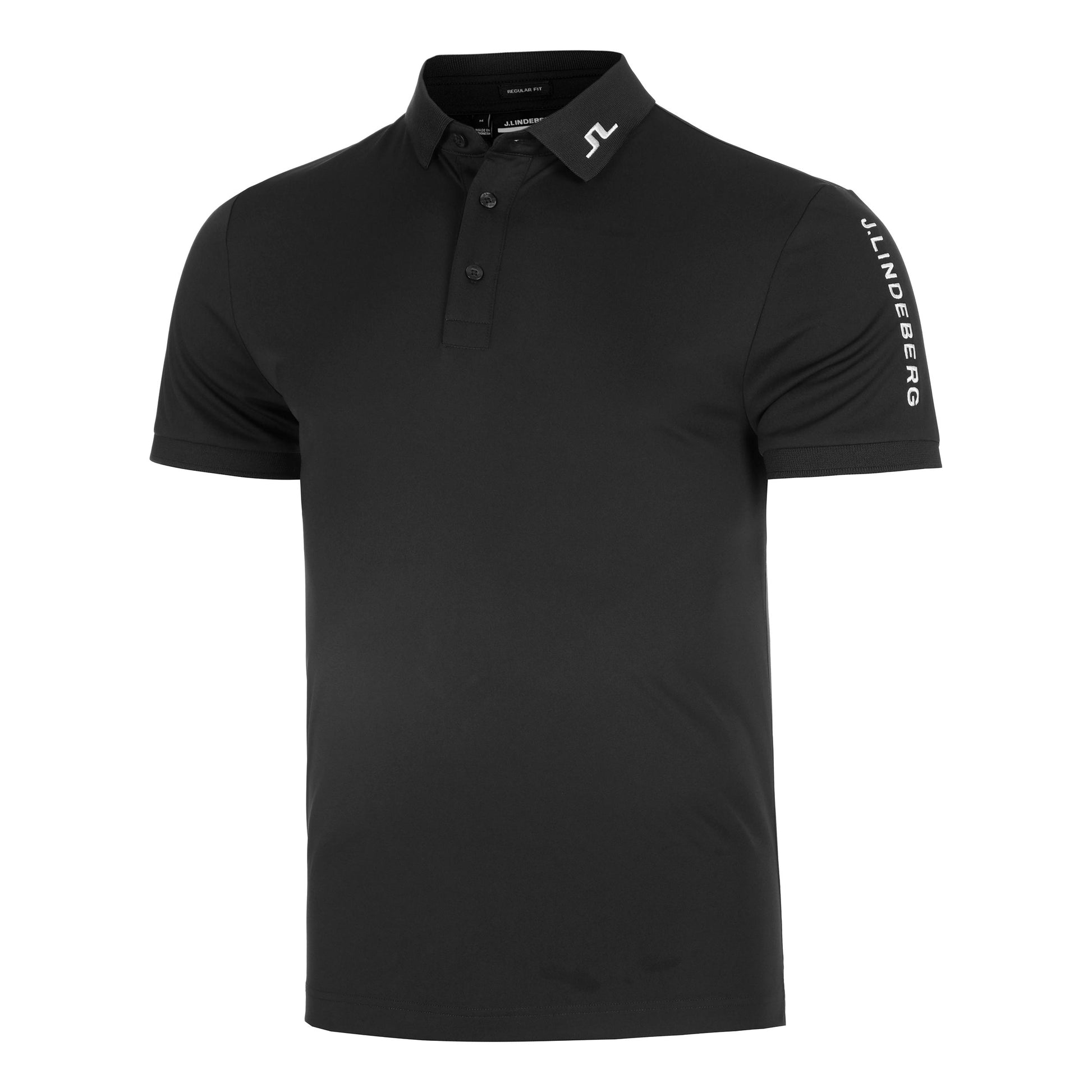 JLindeberg Tour Tech Pólo Muži-Černá