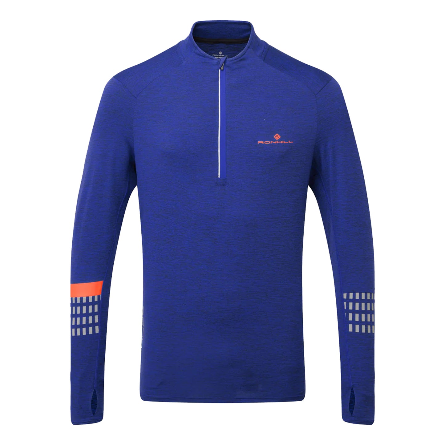 Ronhill Tech Afterhours 1/2 Zip Běžecké tričko Muži - modrá,