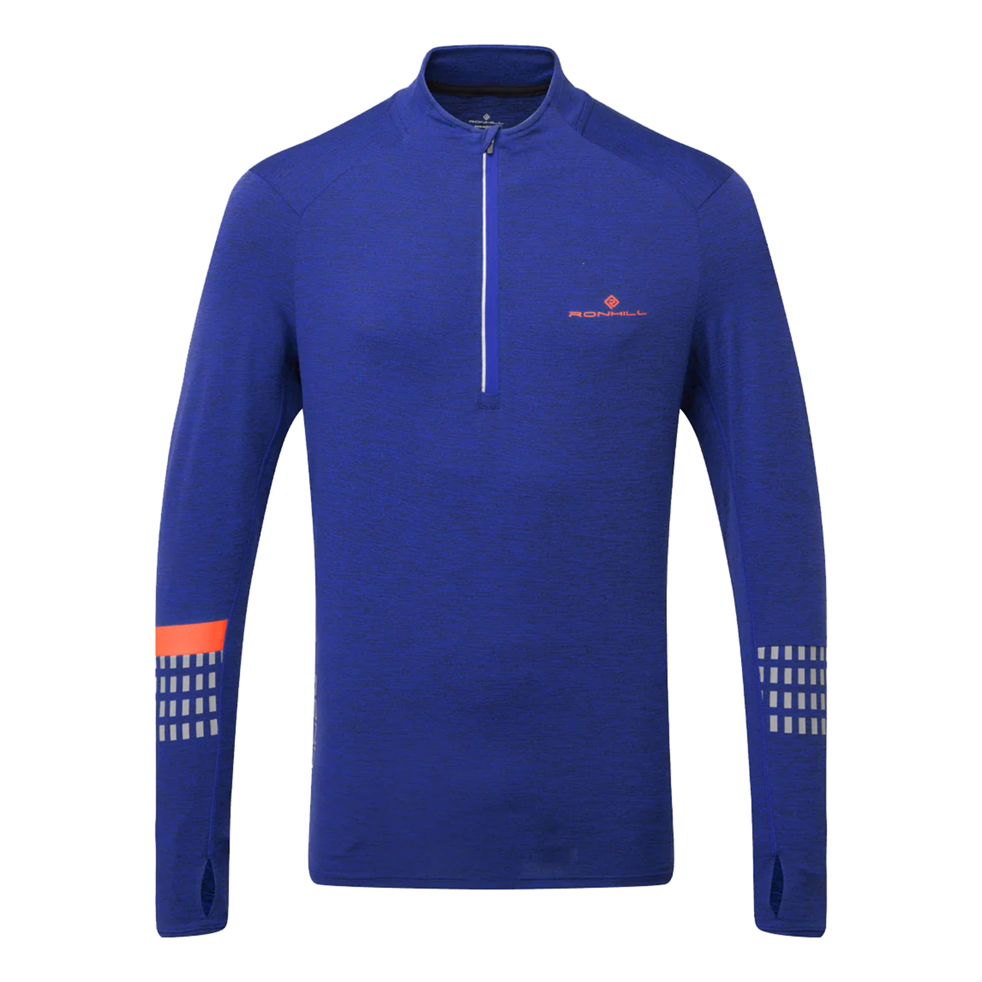 Ronhill Tech Afterhours 1/2 Zip Běžecké tričko Muži - modrá,
