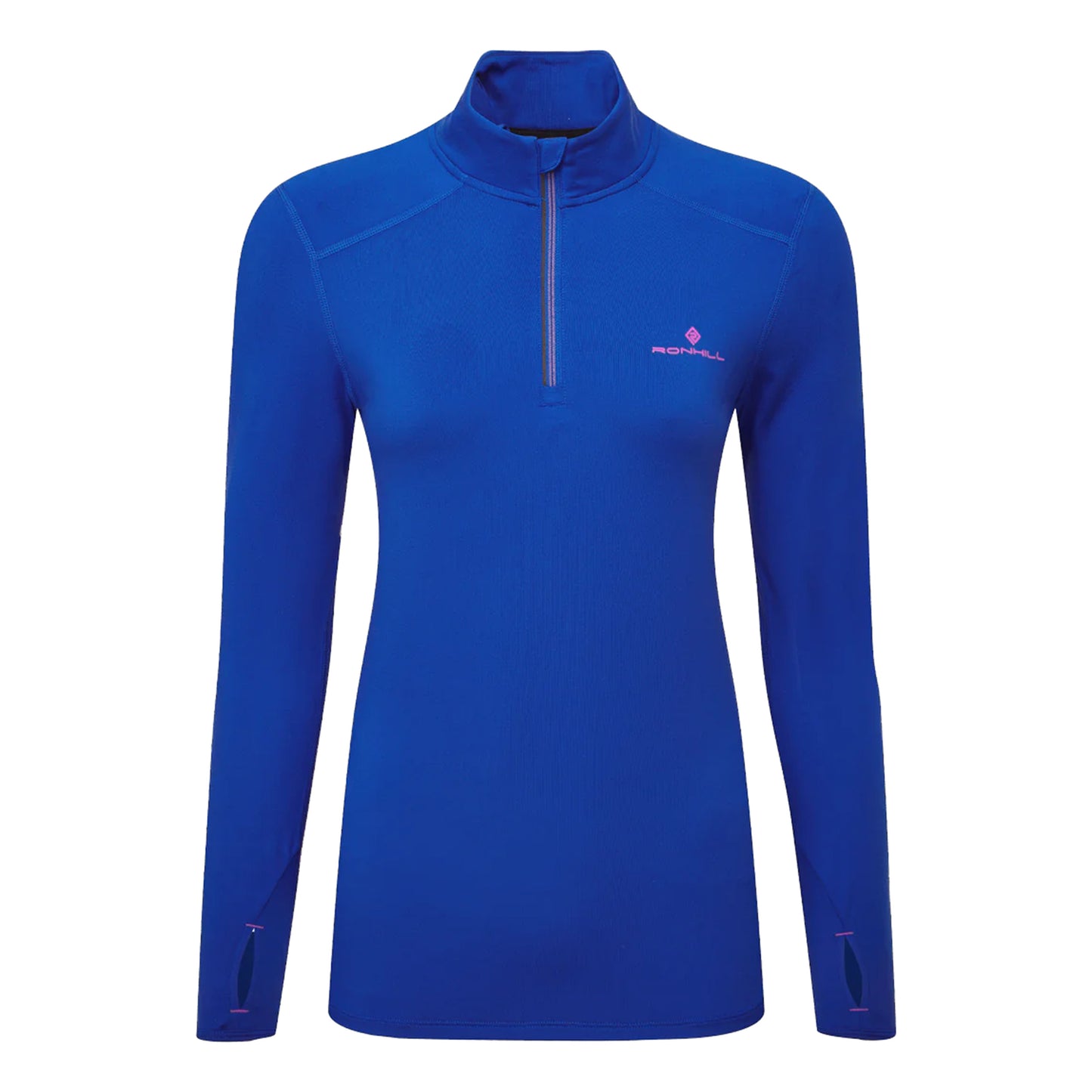 Ronhill Core Thermal 1/2 Zip Běžecké Tričko Dámy-Modrá