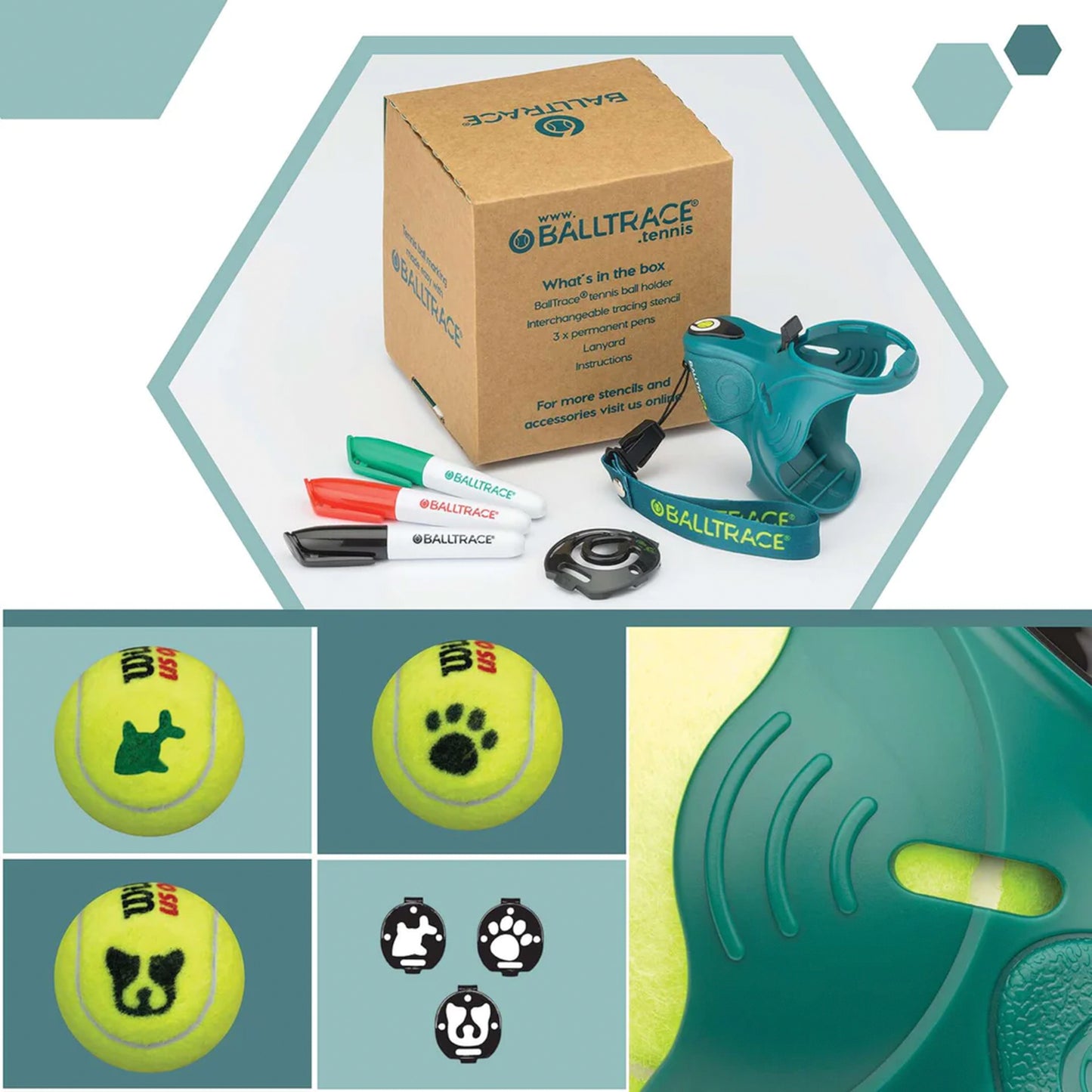 BallTrace Animal Nature Značkovač míčů