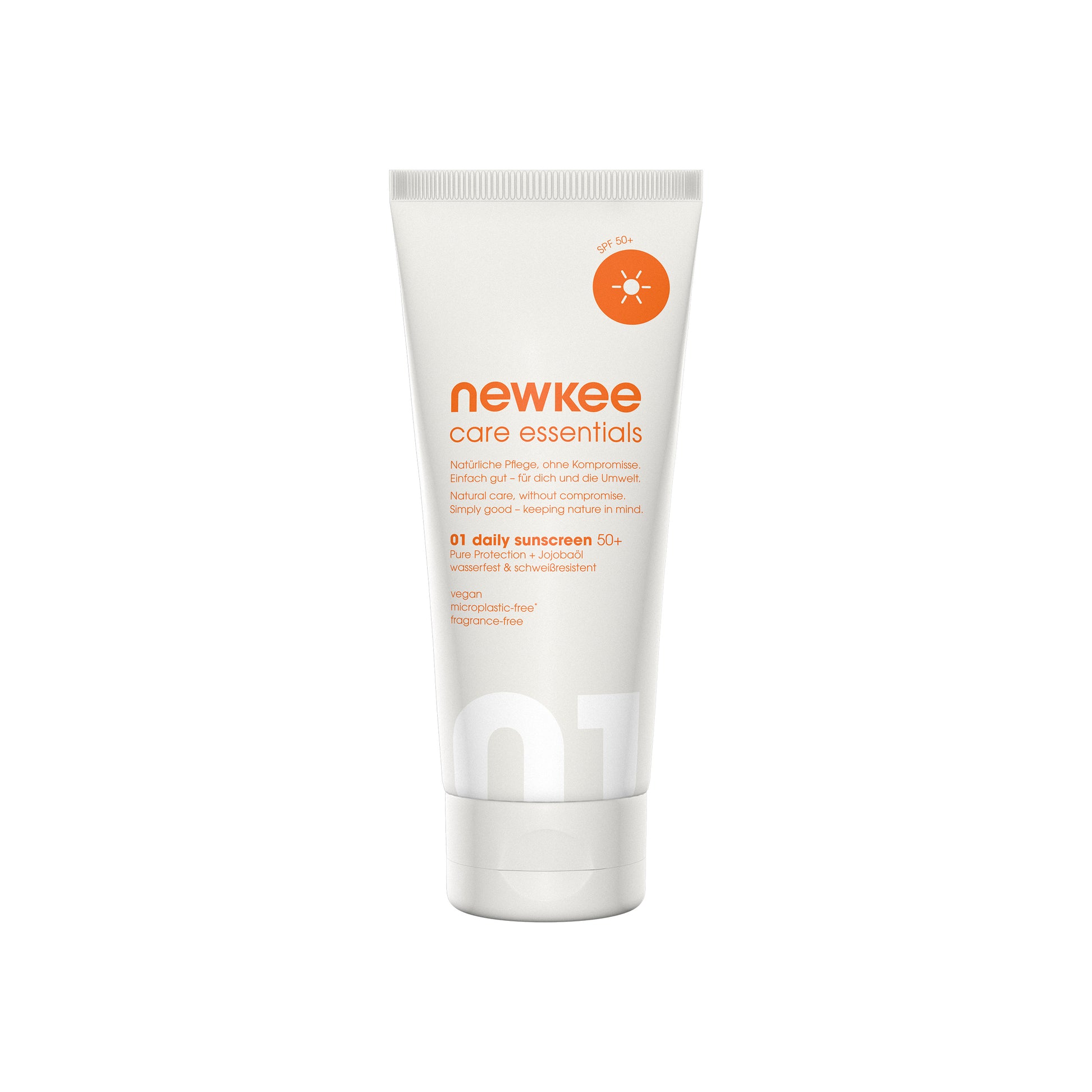 Newkee daily sunscreen 50+ Kosmetika - bílá, oranžová
