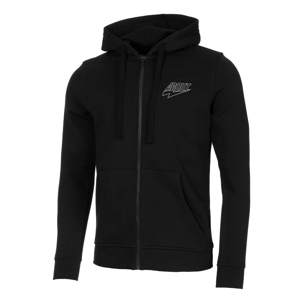 AB Out Mikina s kapucí Unisex - černá,