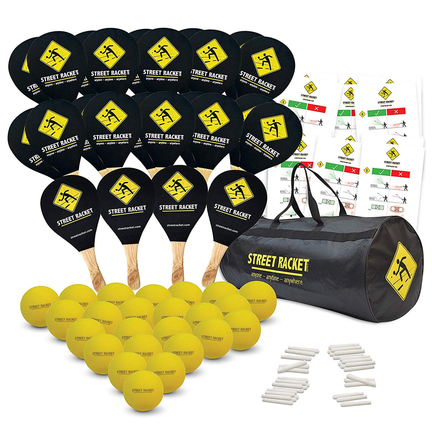 Street Racket Schul-Set Rekreační Sporty-Vícebarevné