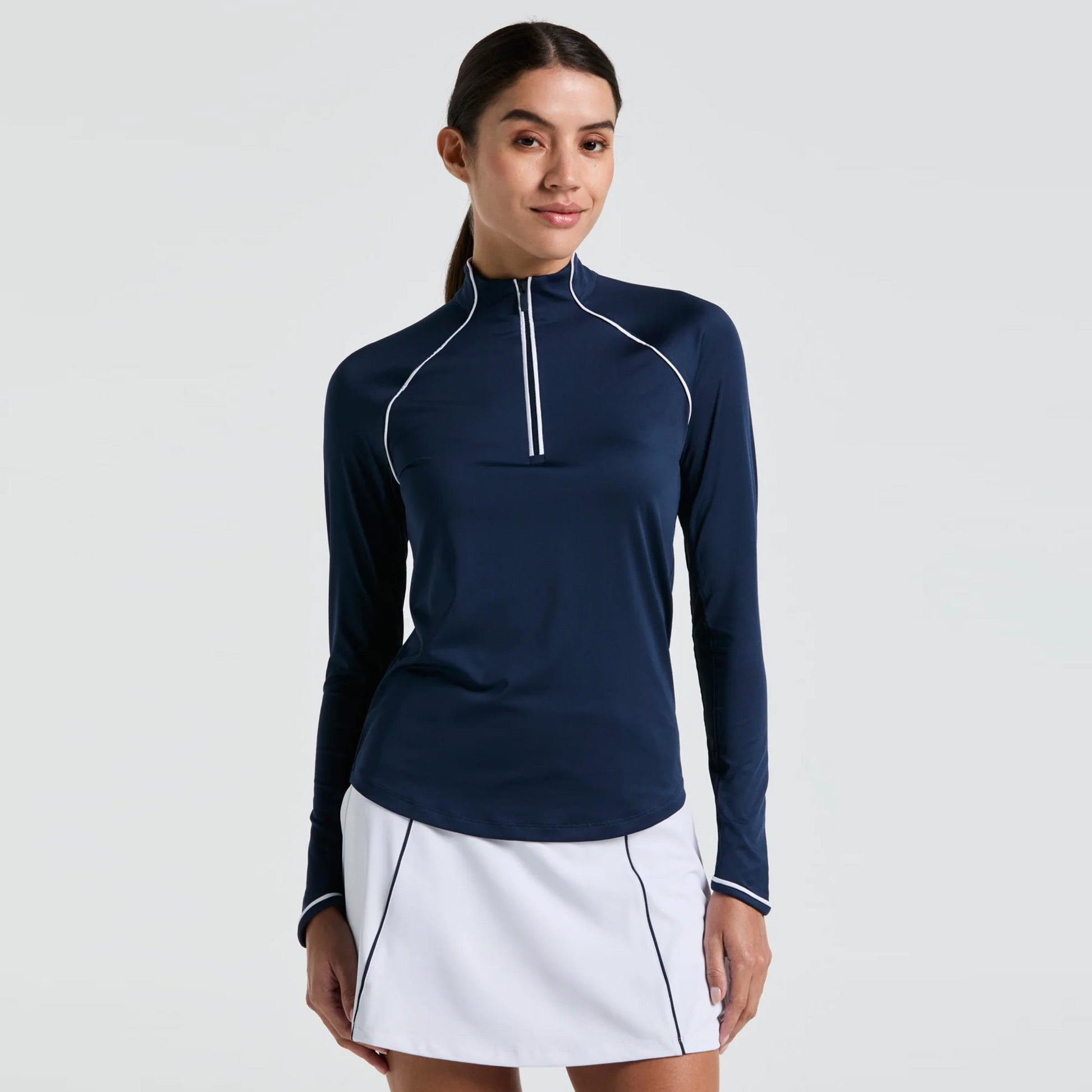 Original Penguin Solid Sun Protection Tréninková bunda Dámy-tmavě modrá