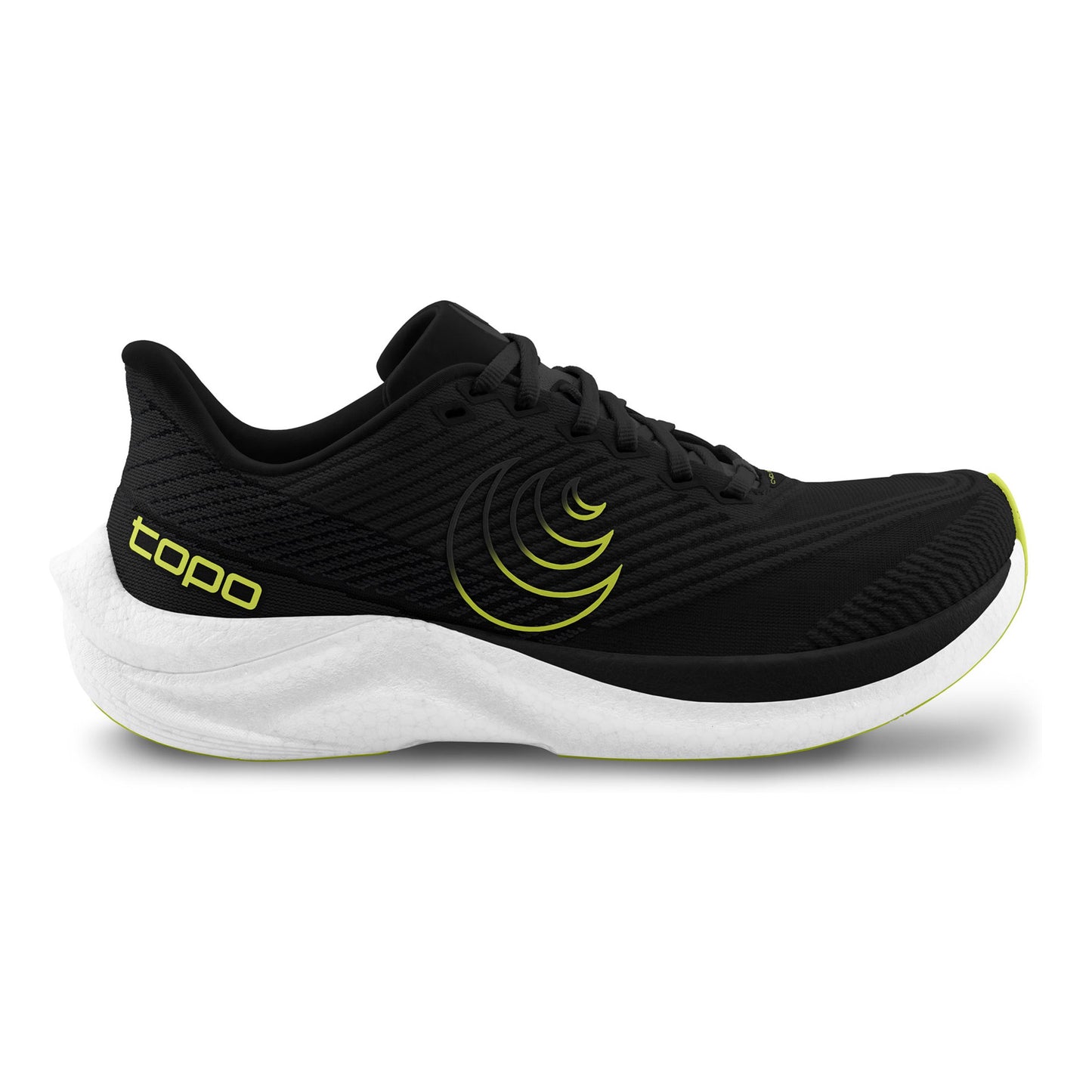 TOPO ATHLETIC Cyclone 3 Závodní Obuv Muži-Černá,Limetková