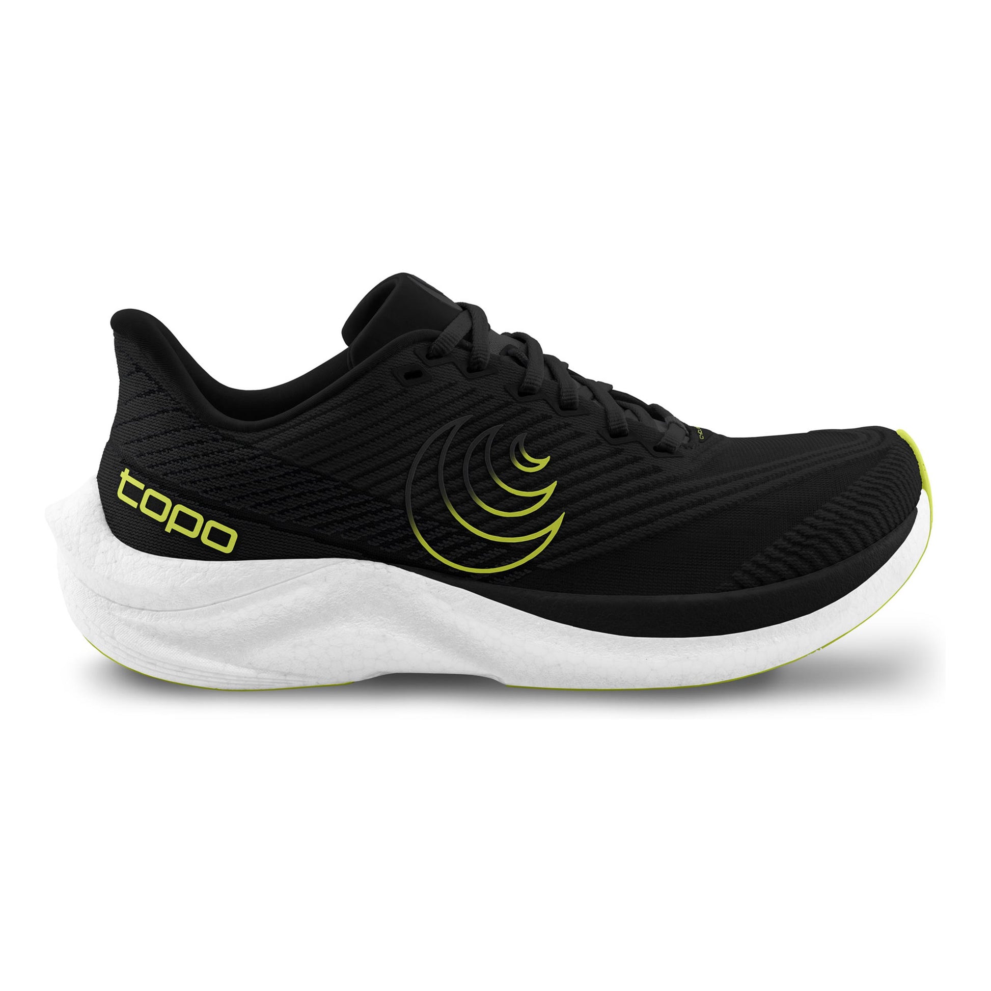 TOPO ATHLETIC Cyclone 3 Závodní Obuv Muži-Černá,Limetková