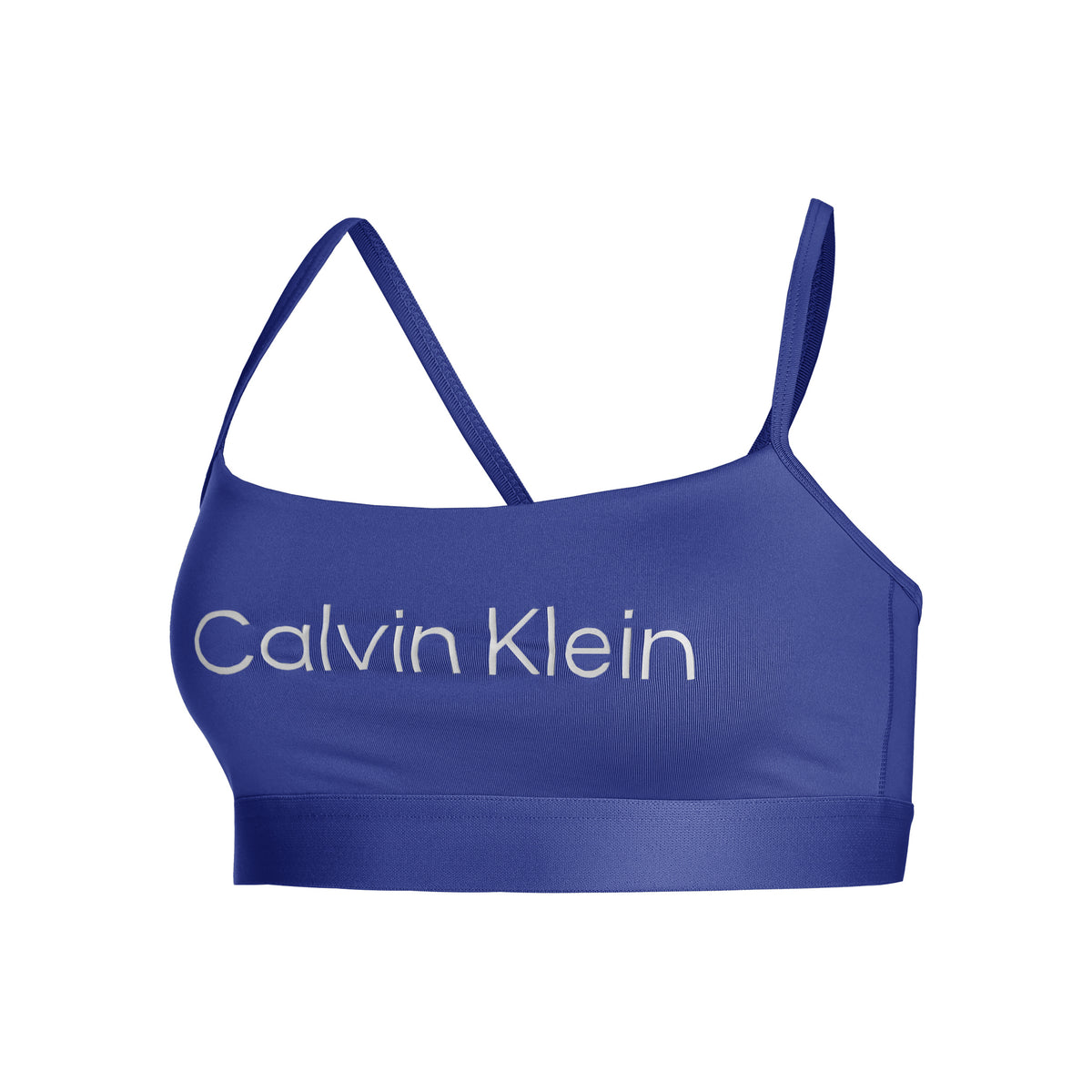 Calvin Klein Low Support Sportovní podprsenka Dámy - modrá,