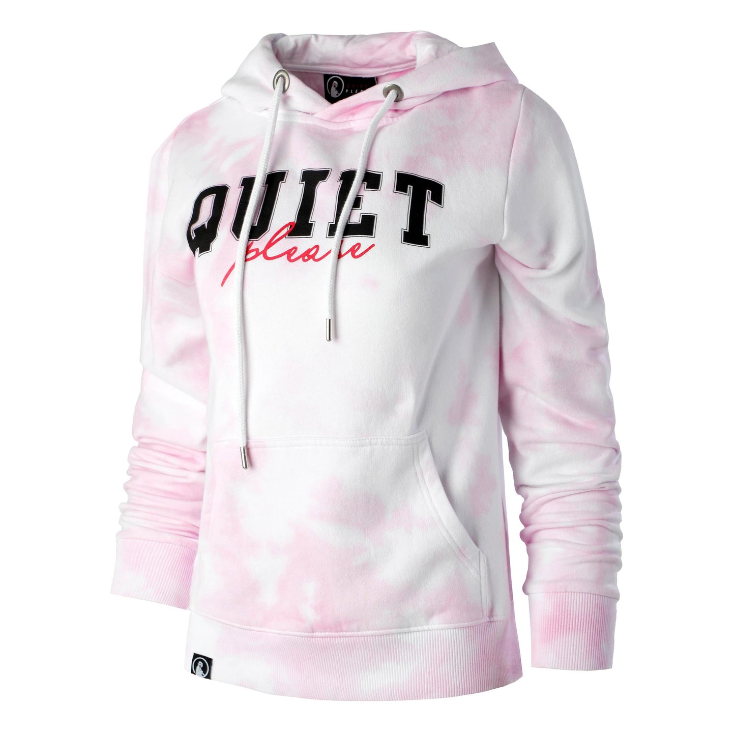 Quiet Please Tie Dye College Hoody Dámy - růžová, vícebarevné