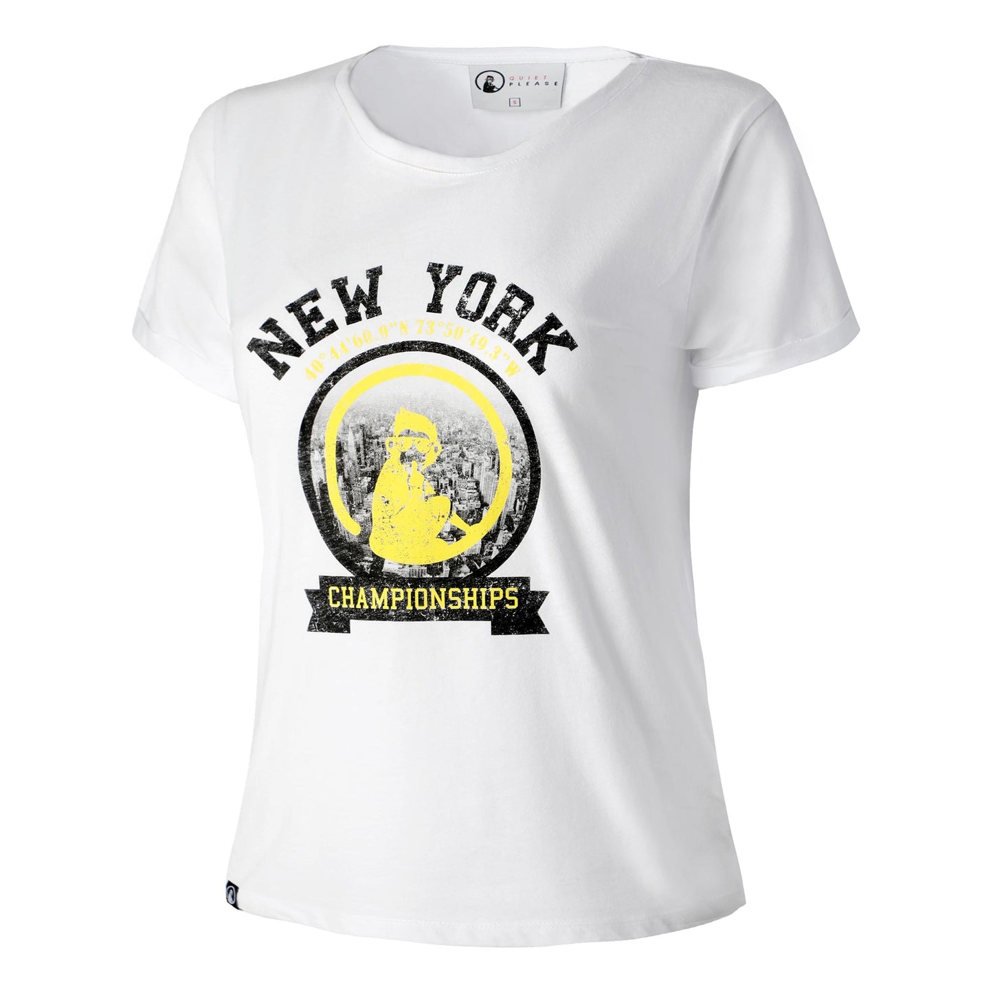 Quiet Please New York Championships Tričko Dámy - bílá, vícebarevné