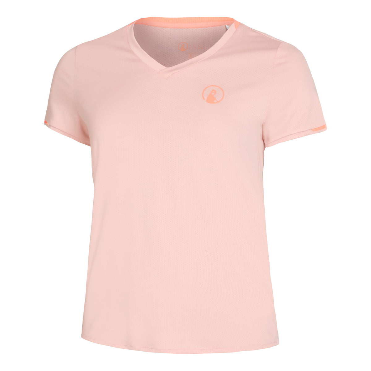 Quiet Please Retriever V-Neck Tričko Dámy - stará růžová,