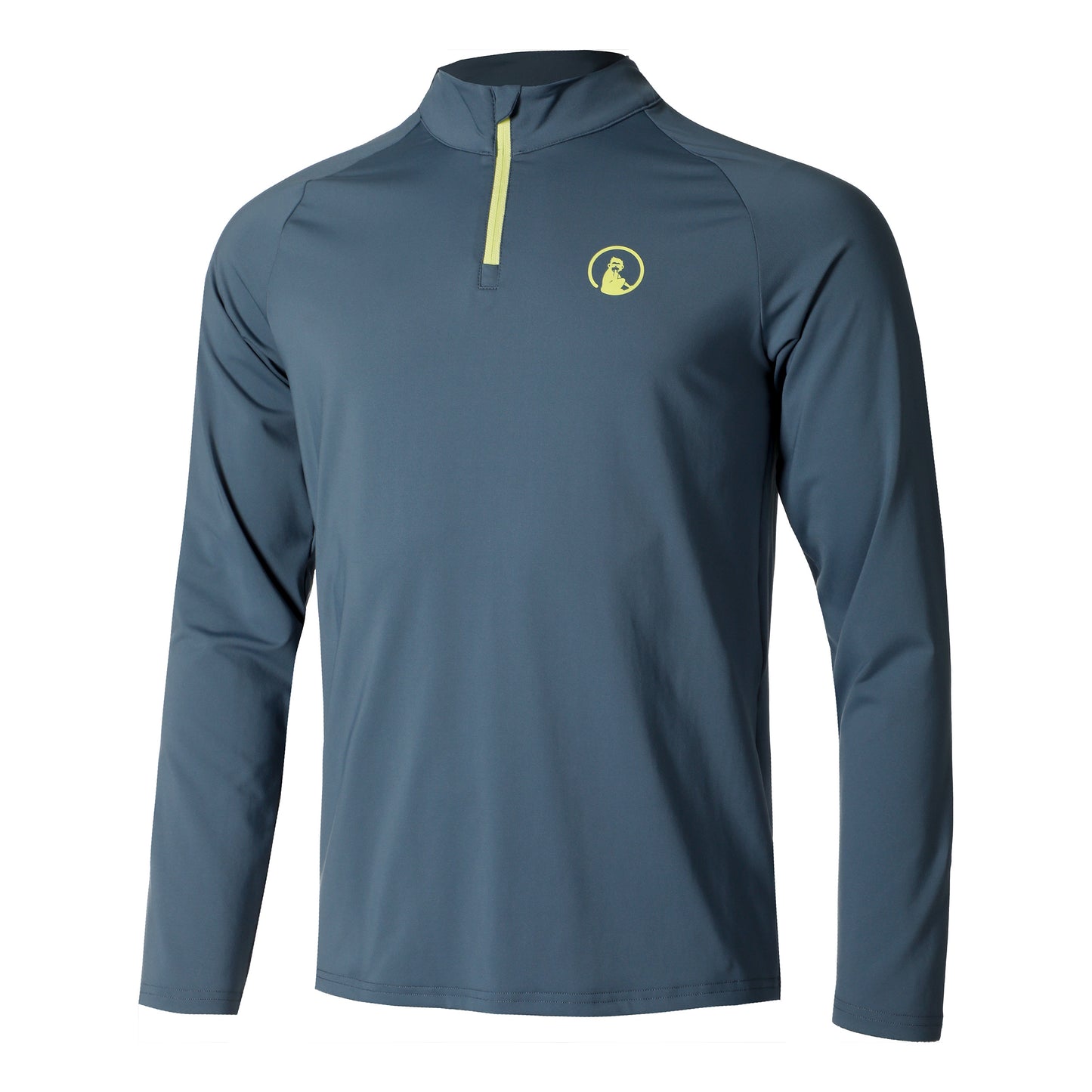 Quiet Please Big Serve 1/4 Zip S dlouhým rukávem Muži - modrá,