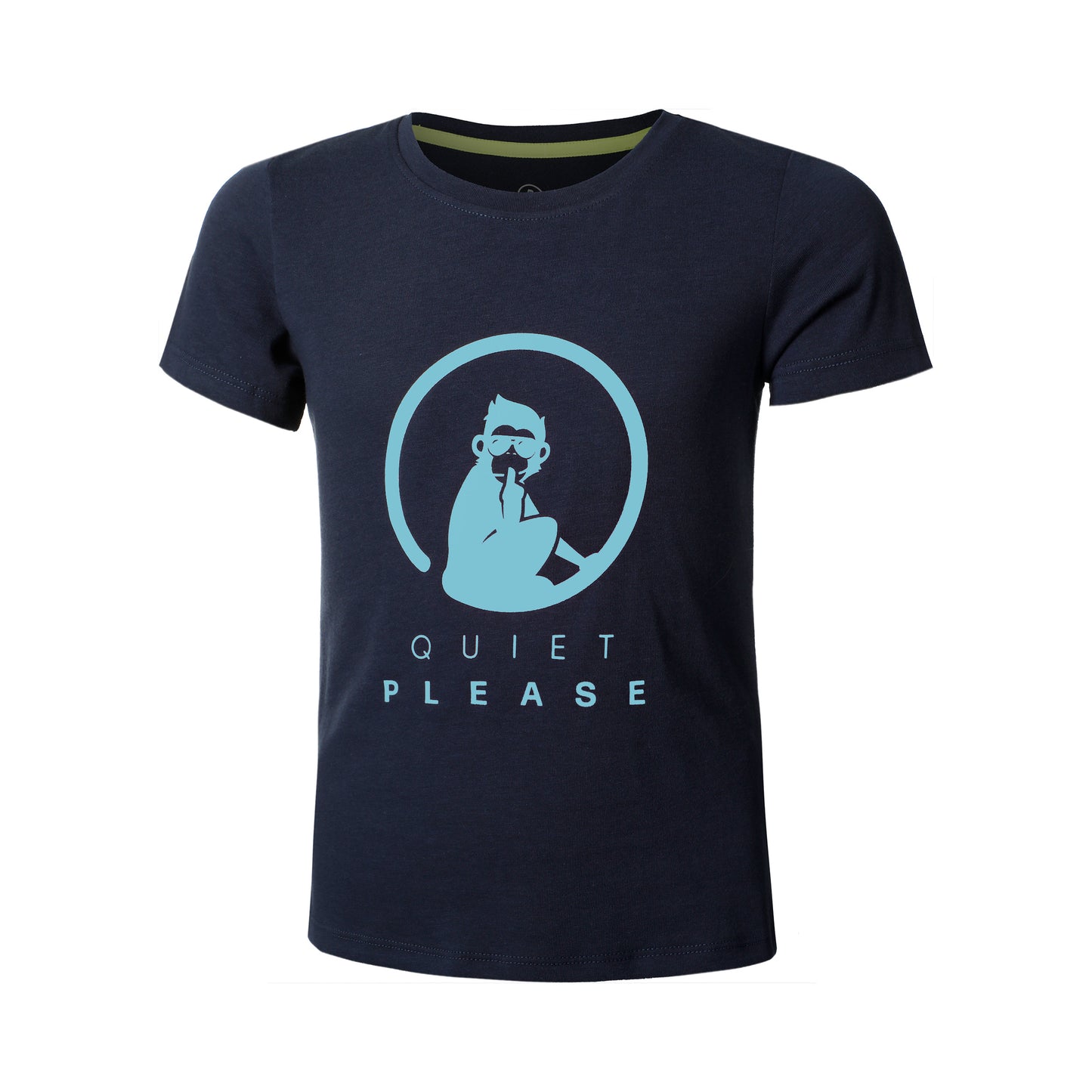 Quiet Please Advantage Logo Tričko Chlapci-Tmavě Modrá