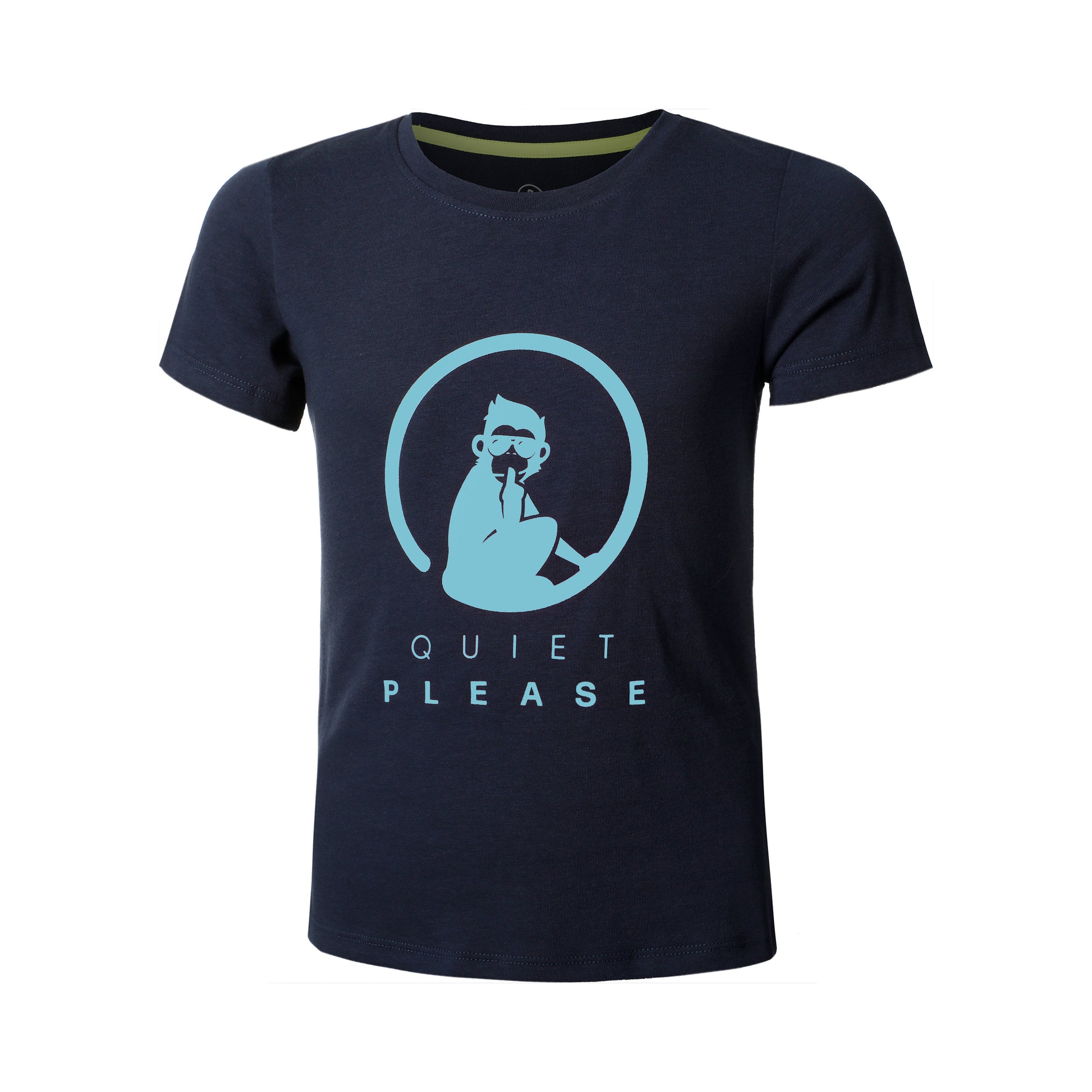 Quiet Please Advantage Logo Tričko Chlapci-Tmavě Modrá