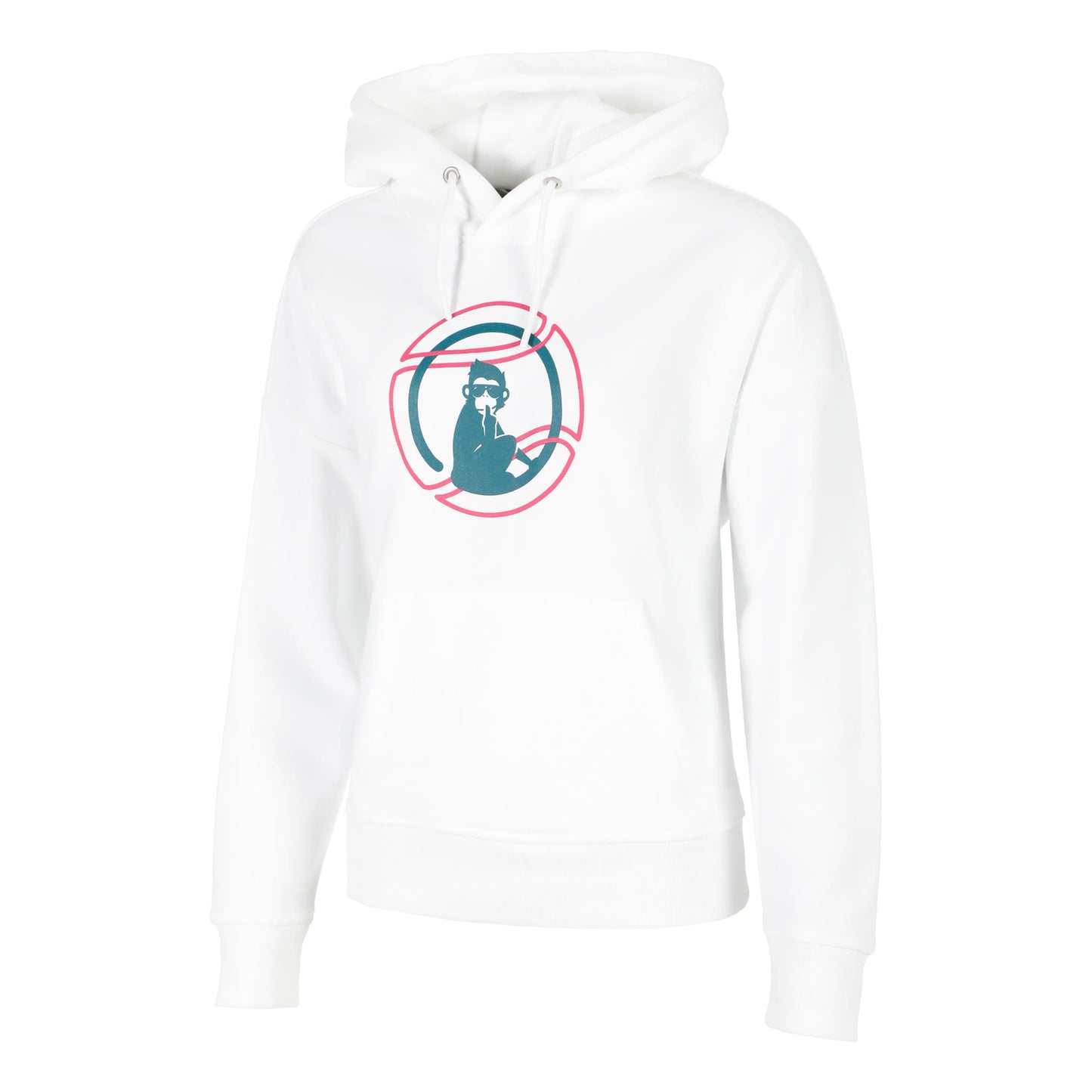 Quiet Please Create Hoody Dámy-Bílá,Vícebarevné