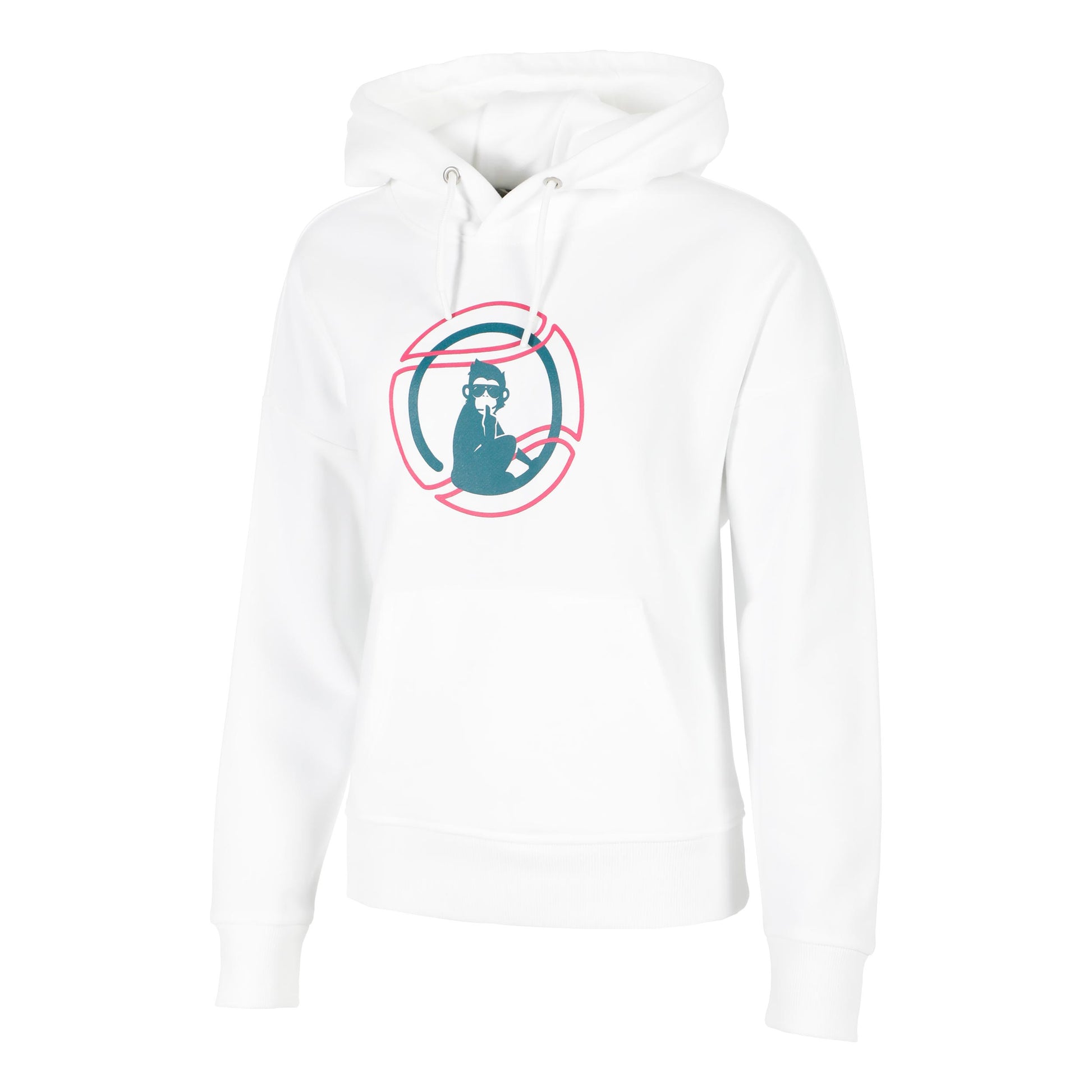 Quiet Please Create Hoody Dámy-Bílá,Vícebarevné