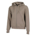 Tonal Core Zip Mikina s kapucí Dámy - šedá, hnědá
