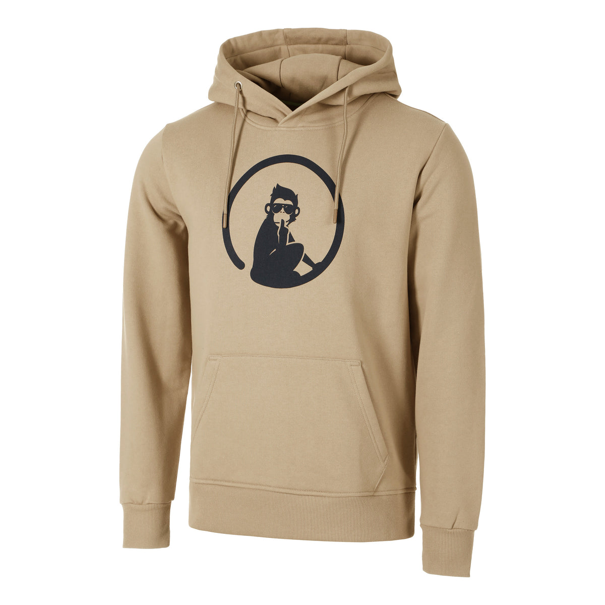 Quiet Please Wild Logo Hoody Muži-Béžová,Tmavě Modrá