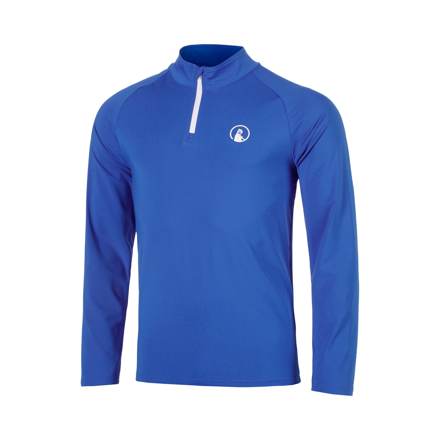 Quiet Please Crushig Serve 1/4 Zip S dlouhým rukávem Chlapci - modrá, bílá