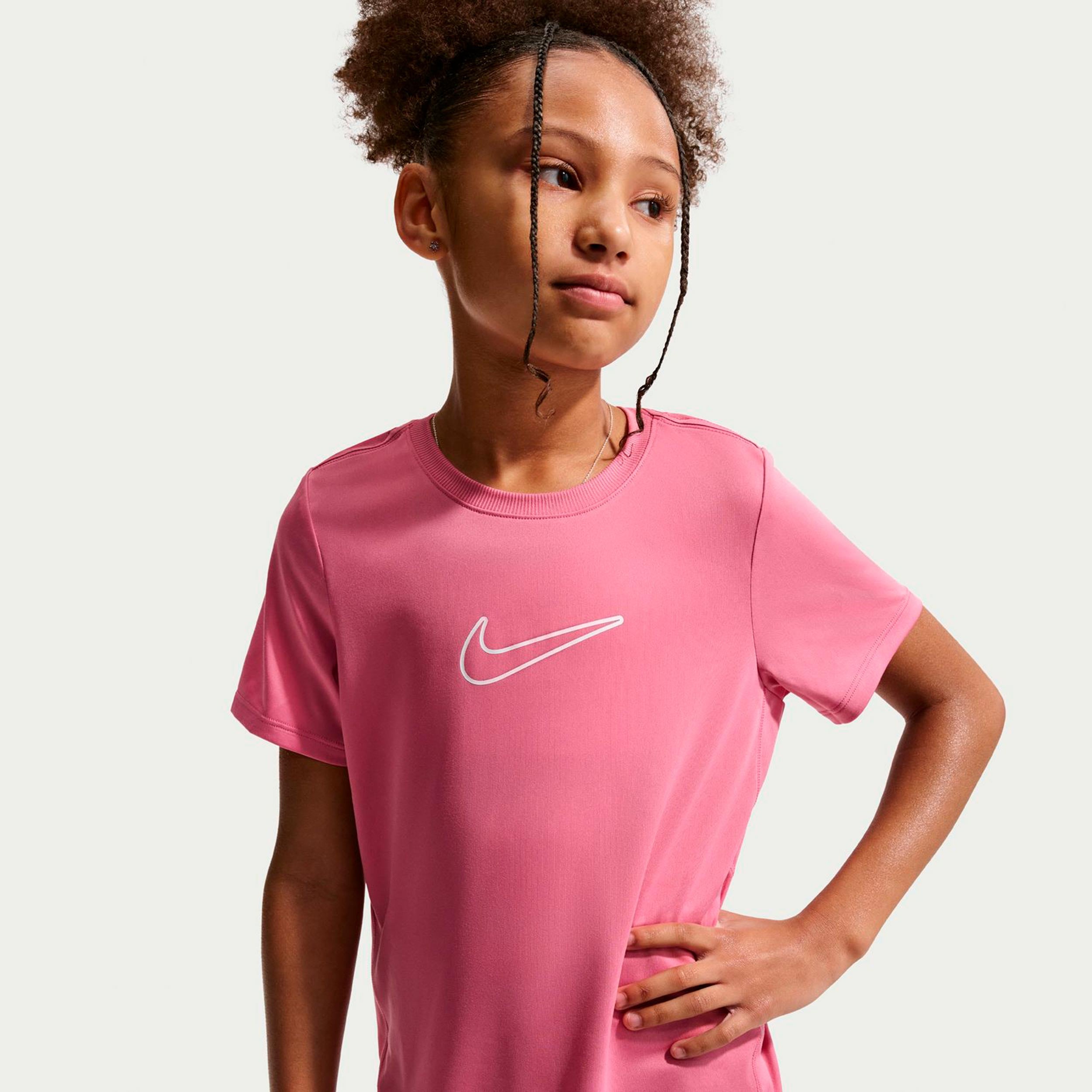 Nike Dri-FIT One Tričko Děti - růžová, bobule