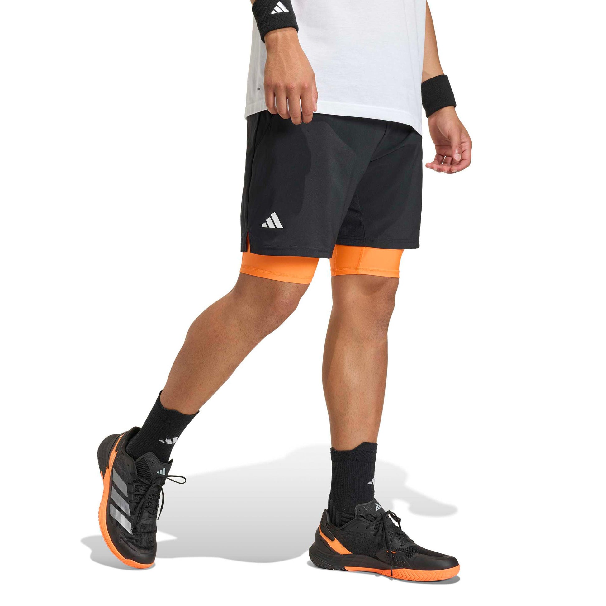 adidas Club 2In1 Šortky Muži-černá, oranžová