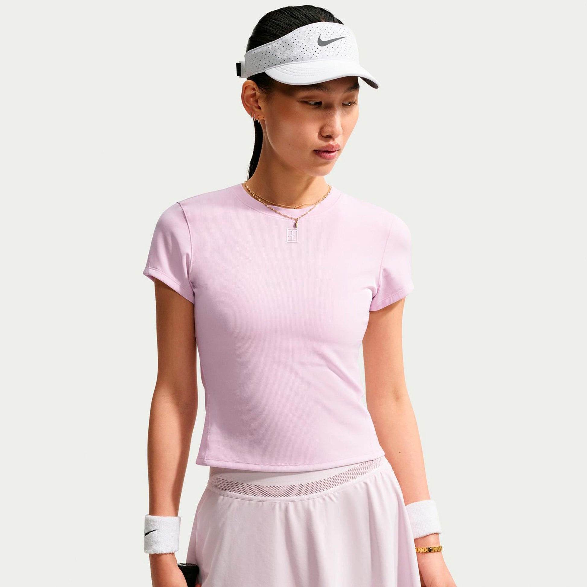 Nike Court Dri-FIT Advantage Tričko Dámy - pastelově růžová