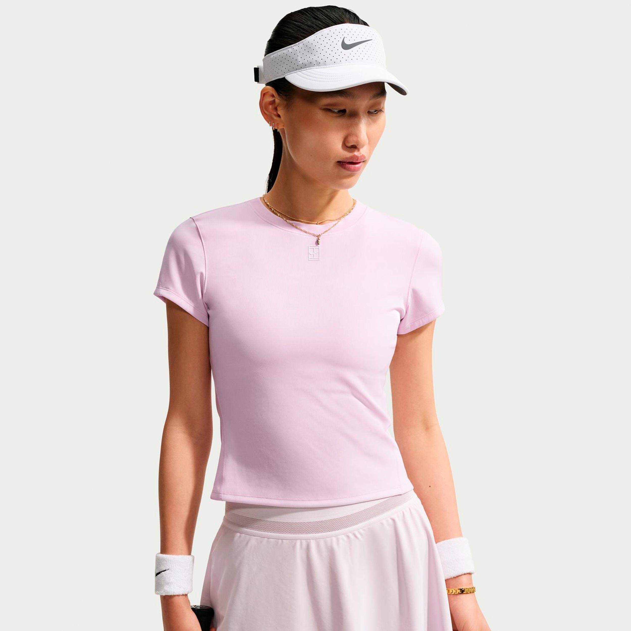 Nike Court Dri-FIT Advantage Tričko Dámy - pastelově růžová