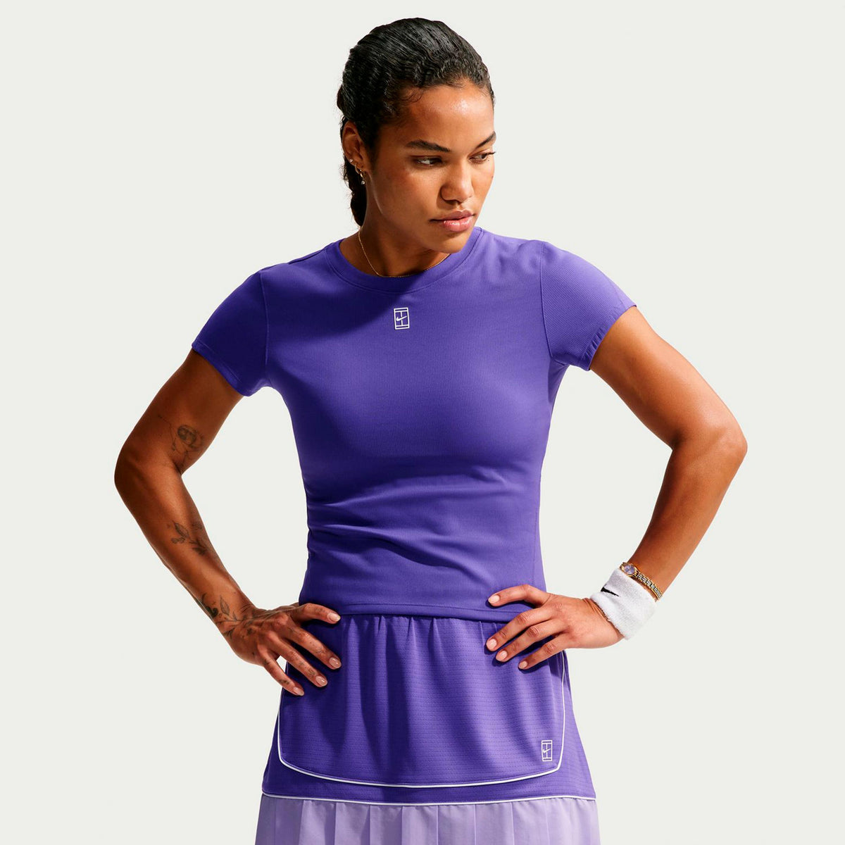 Nike Court Dri-FIT Advantage Tričko Dámy - lila