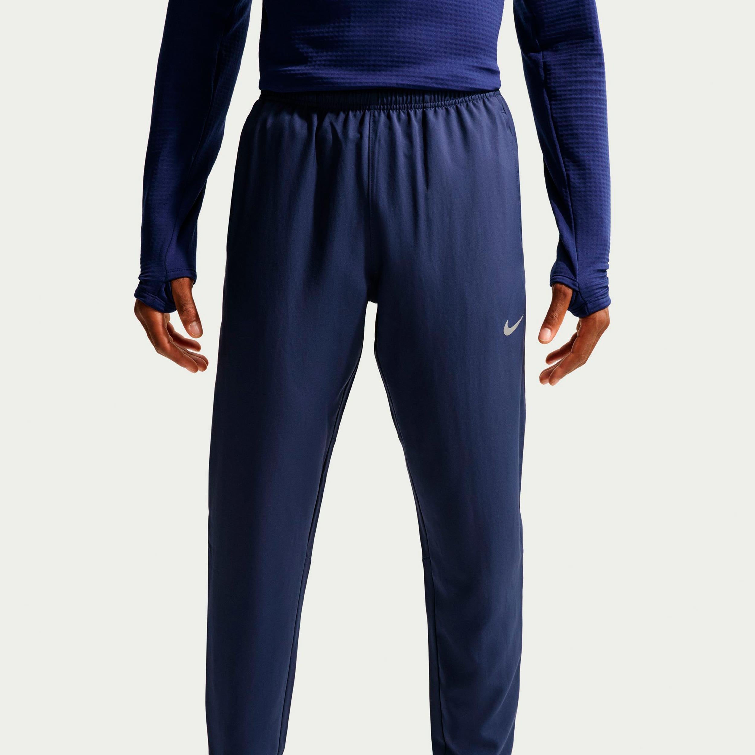 Nike Dri-Fit Challenger Běžecké kalhoty Muži - tmavě modrá, černá