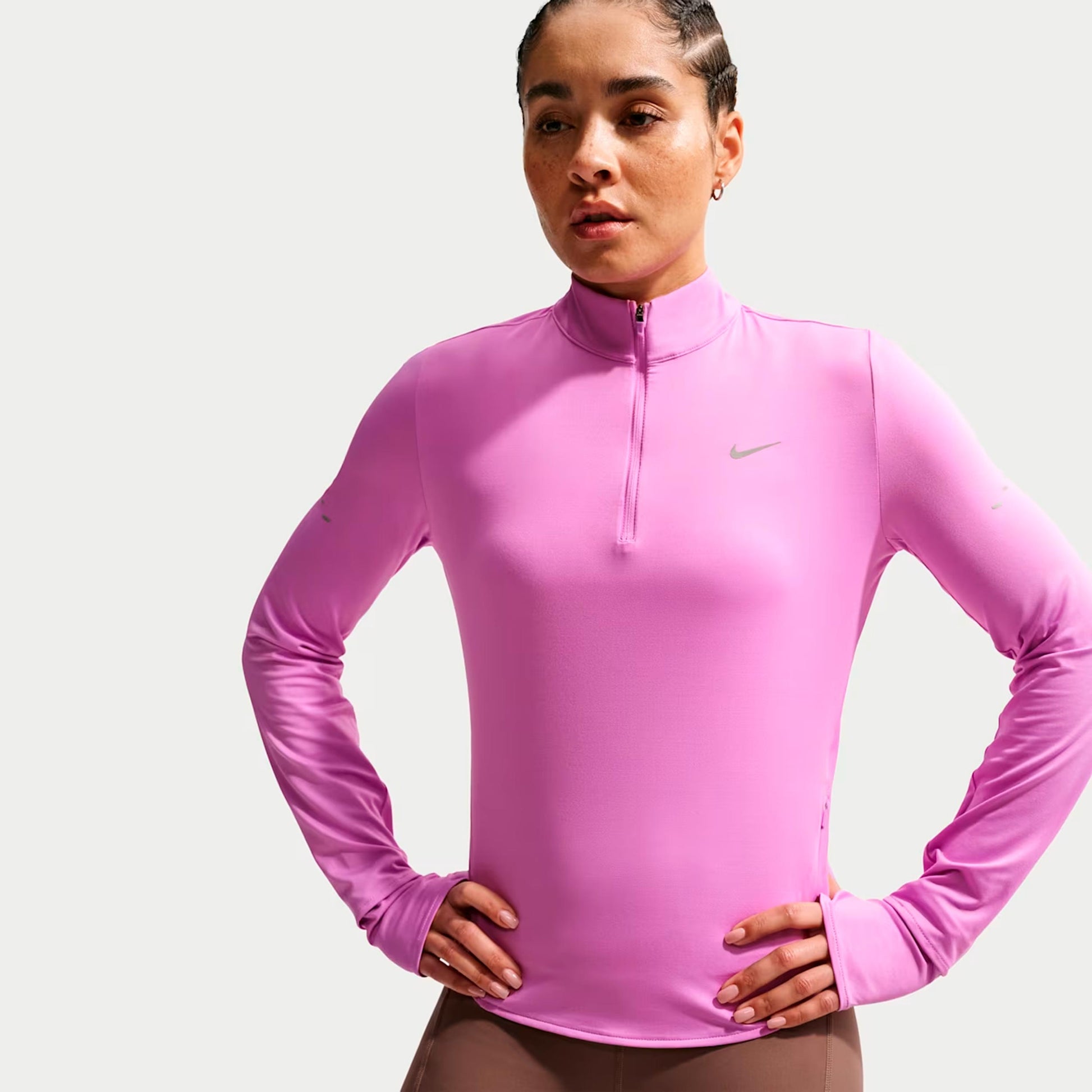 Nike Swift Běžecké tričko Dámy - růžová, stříbrná
