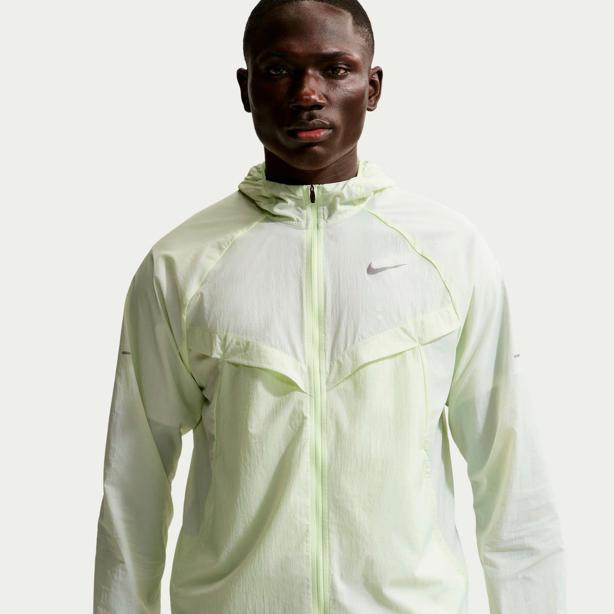 Nike Stride Běžecká bunda Muži - žlutá, stříbrná