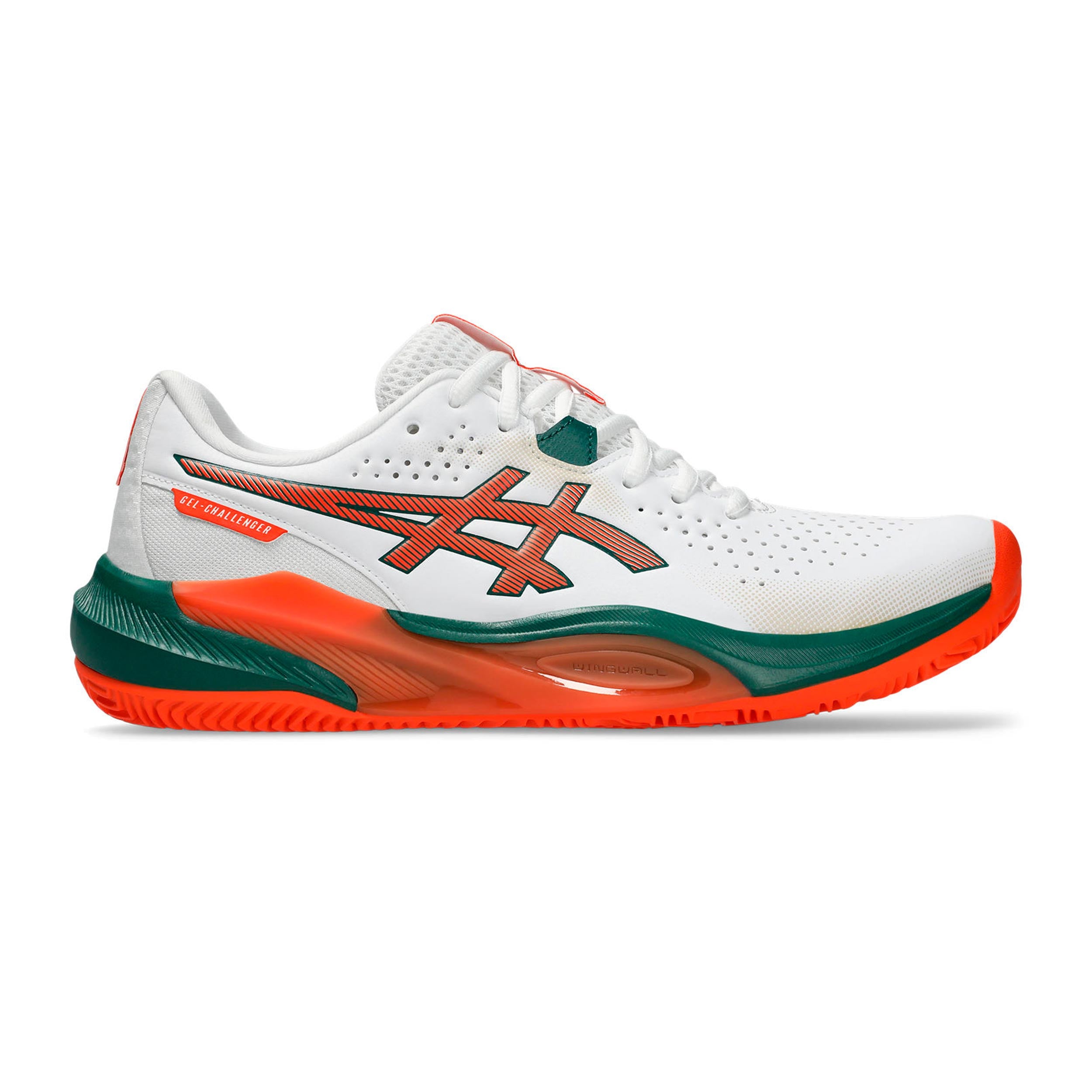 ASICS Gel-Challenger 15 Obuv na padel Muži - bílá, tmavě zelená