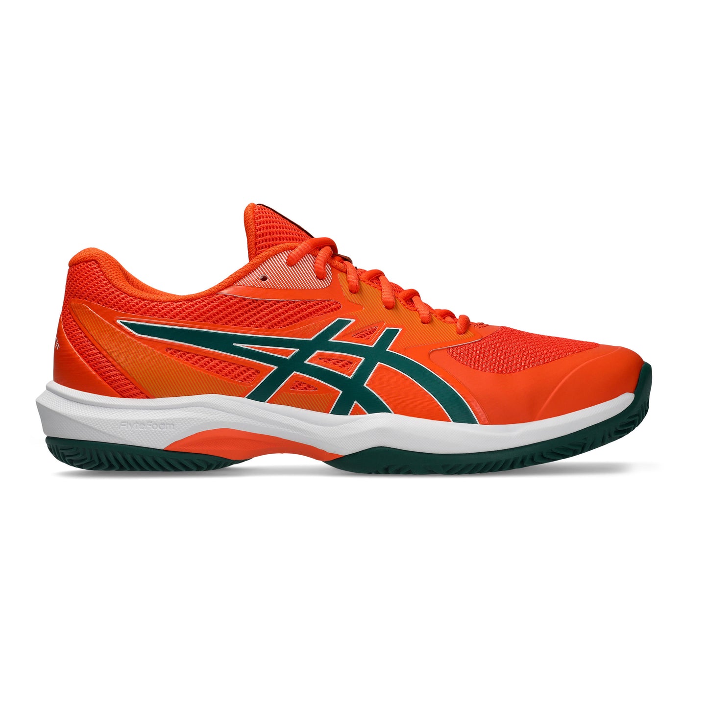 ASICS Game FF Obuv na padel Muži - neonově oranžová, tmavě zelená