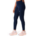 Road High Waist Běžecké punčocháče Dámy-tmavě modrá
