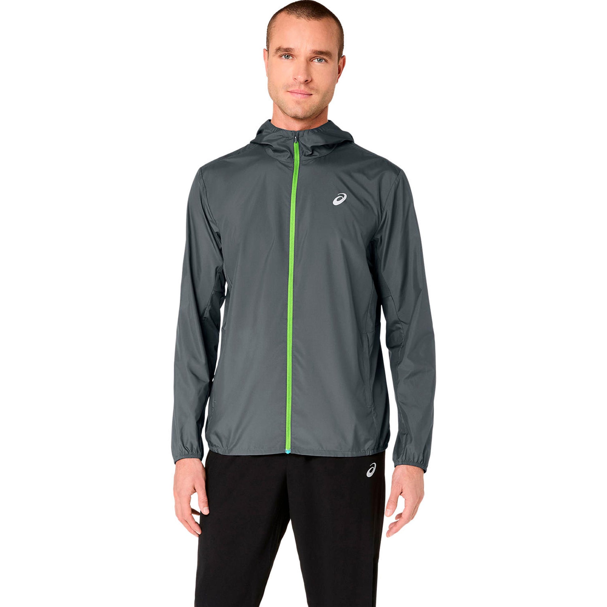 ASICS Core Běžecká bunda Muži-šedá