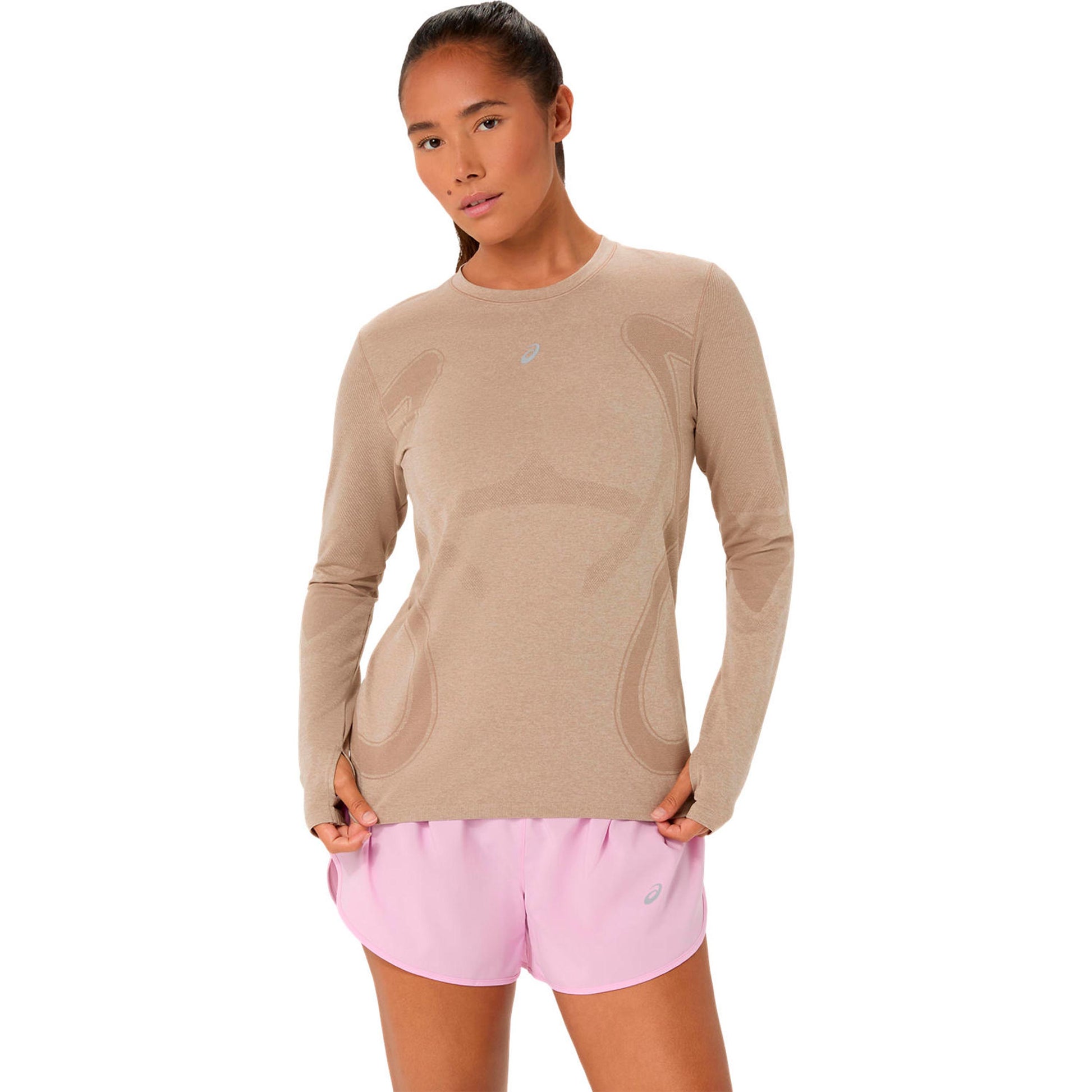 ASICS Road Seamless  Běžecké tričko Dámy - béžová