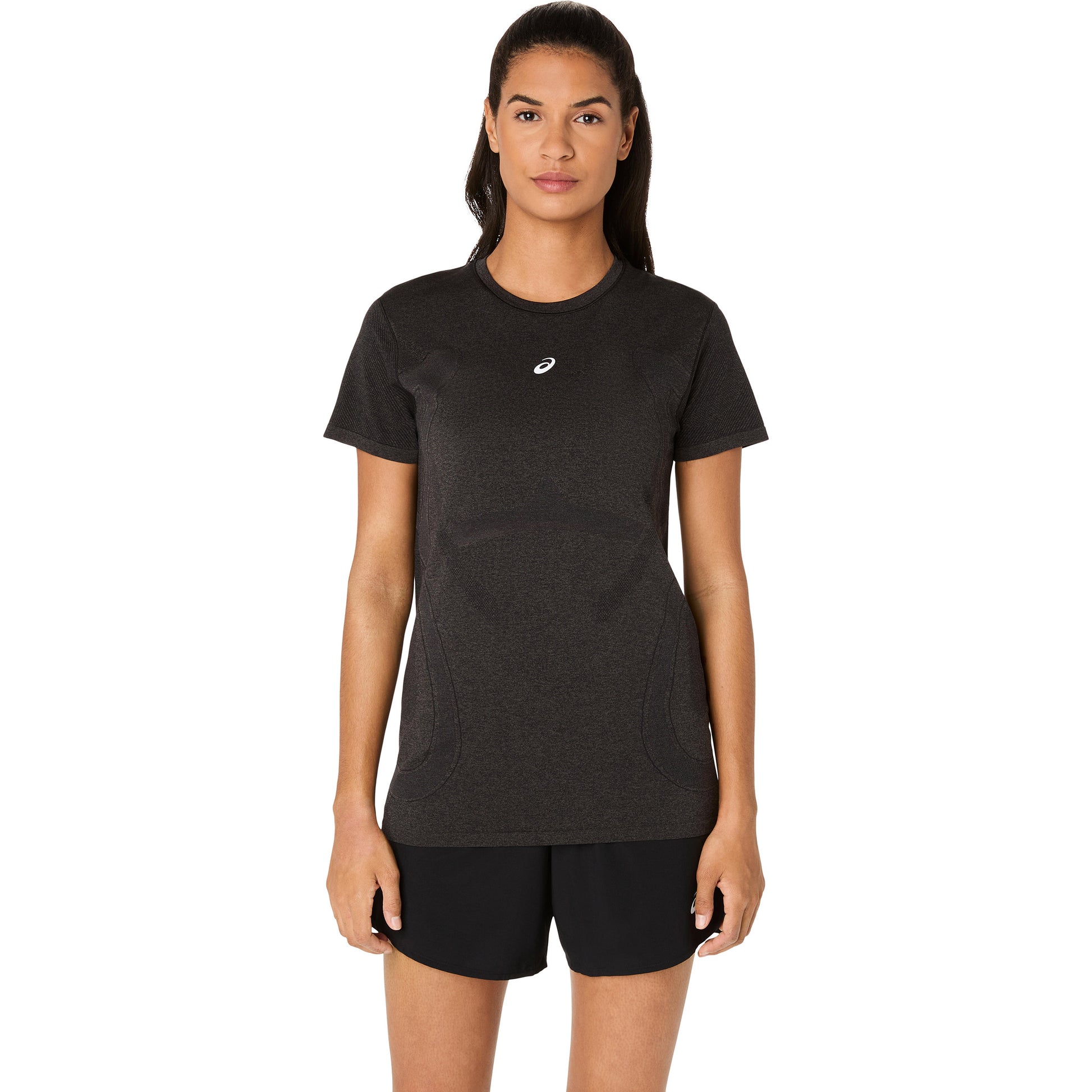 ASICS Road Seamless  Běžecké tričko Dámy - černá, tmavě šedá