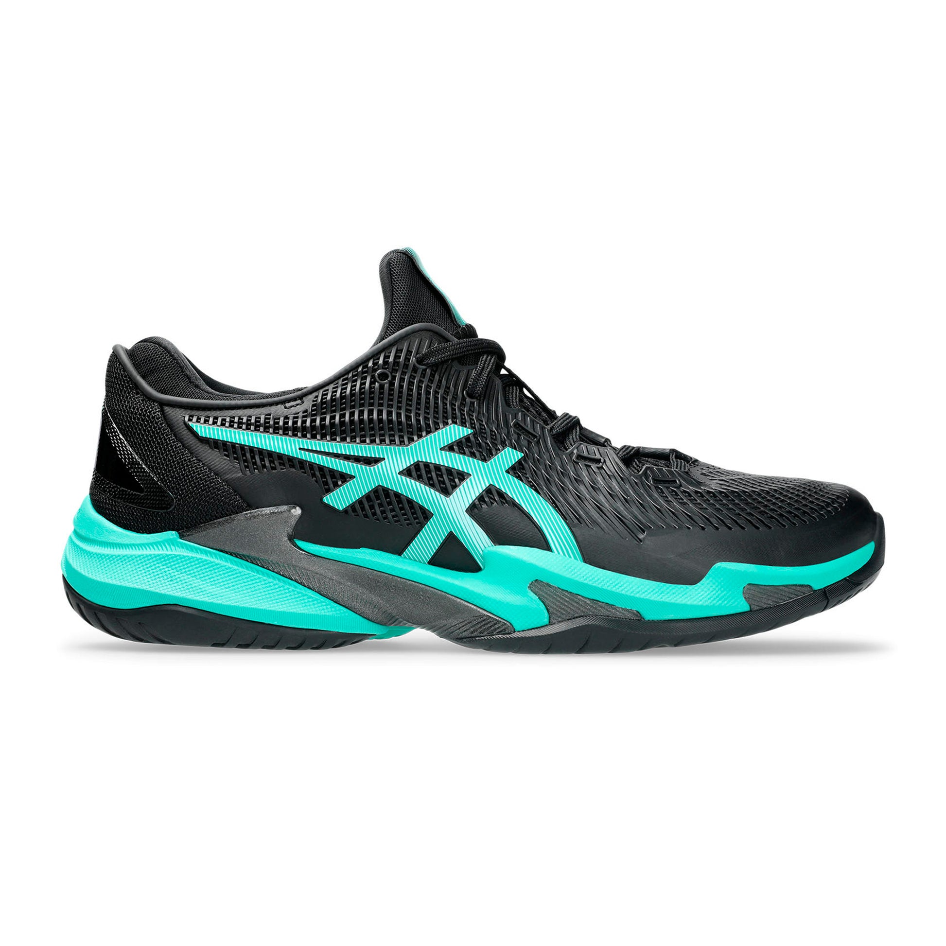 ASICS Court FF 3 Obuv na všechny povrchy Muži - černá, tyrkysová