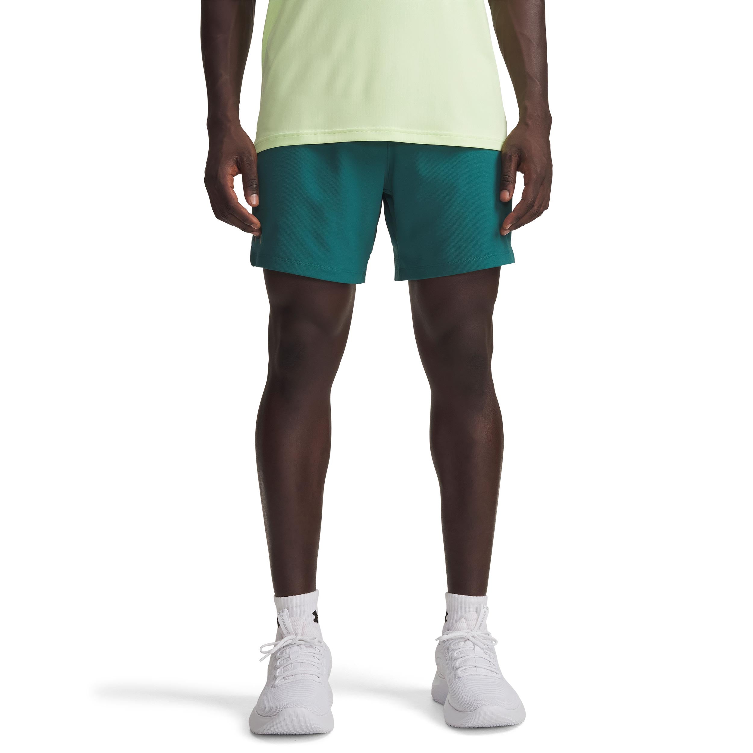 Under Armour Vansih Woven 6in Šortky Muži-zelená, matně černá