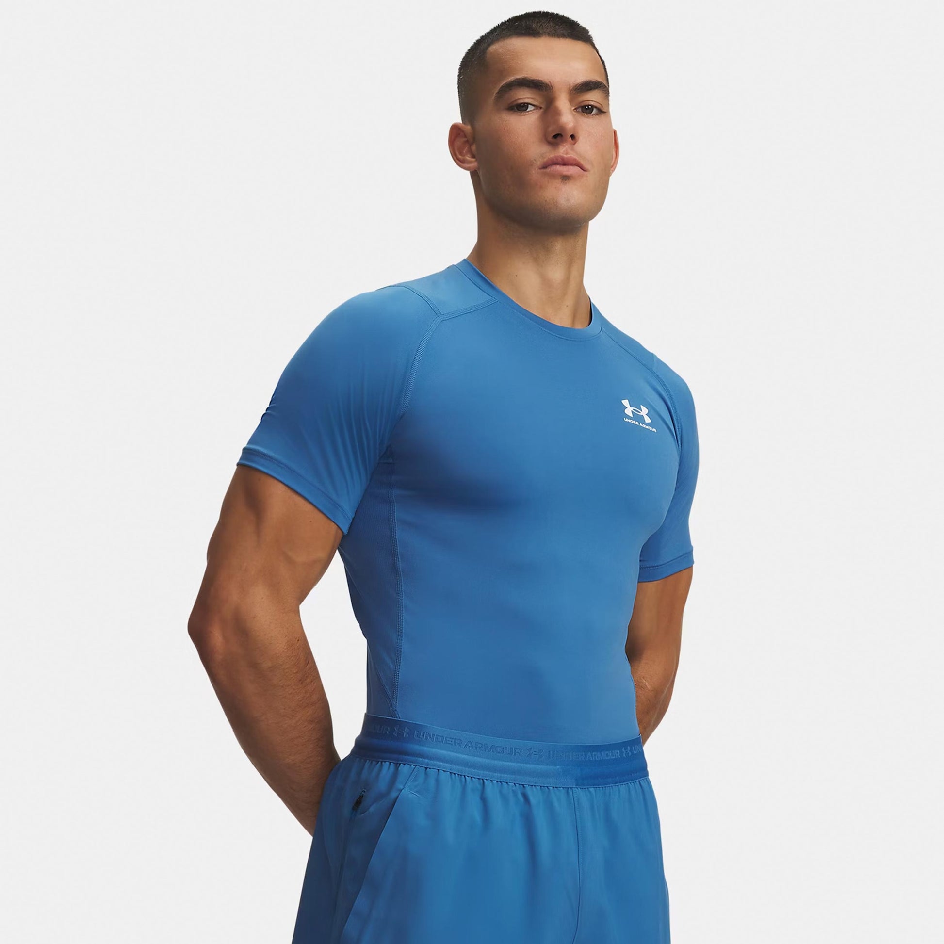 Under Armour Heatgear Comp Tričko Muži - modrá