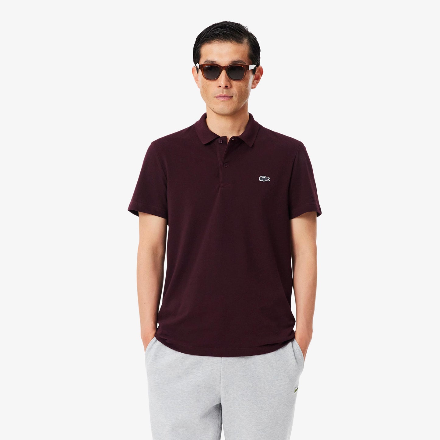 Lacoste Pólo Muži - tmavě červená